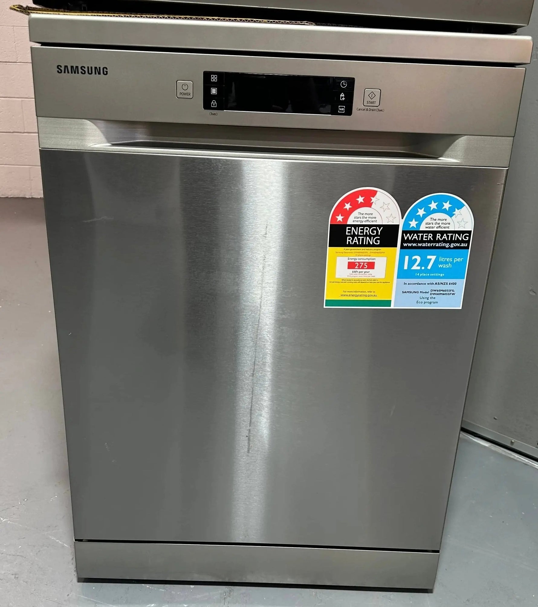 Samsung 14 place dishwasher Model no -DW60M6055FS | ALEXANDRIA