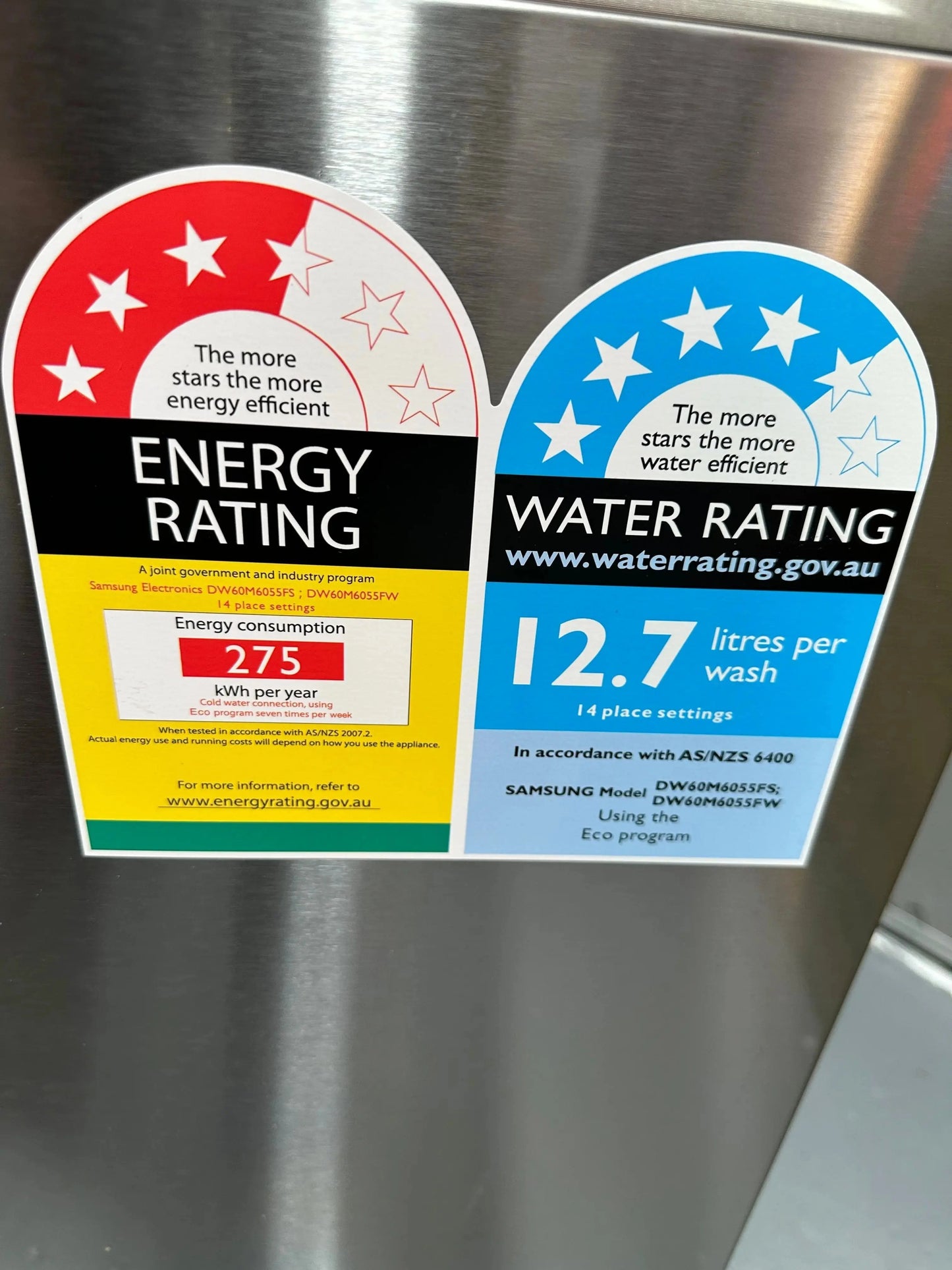 Samsung 14 place dishwasher Model no -DW60M6055FS | ALEXANDRIA