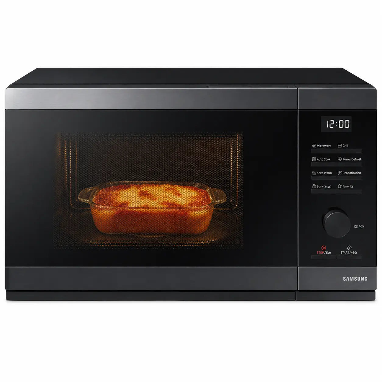Samsung 32L Microwave Oven Black Stainless Steel – MS32DG4504AGSA – Factory Seconds | BRISBANE