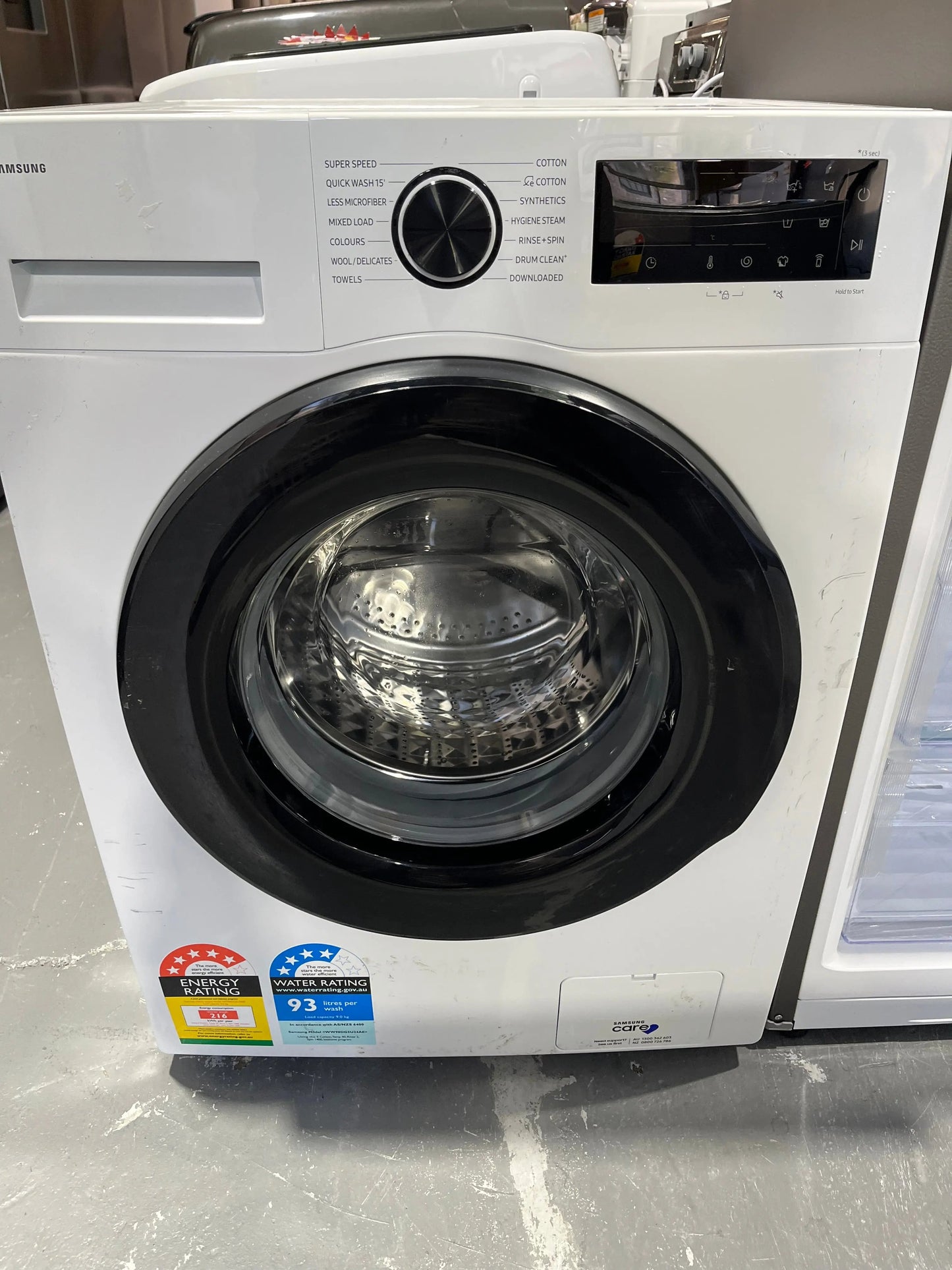 Samsung 339L bottom mount fridge Samsung 9 kgs washing machine Samsung microwave | ALEXANDRIA