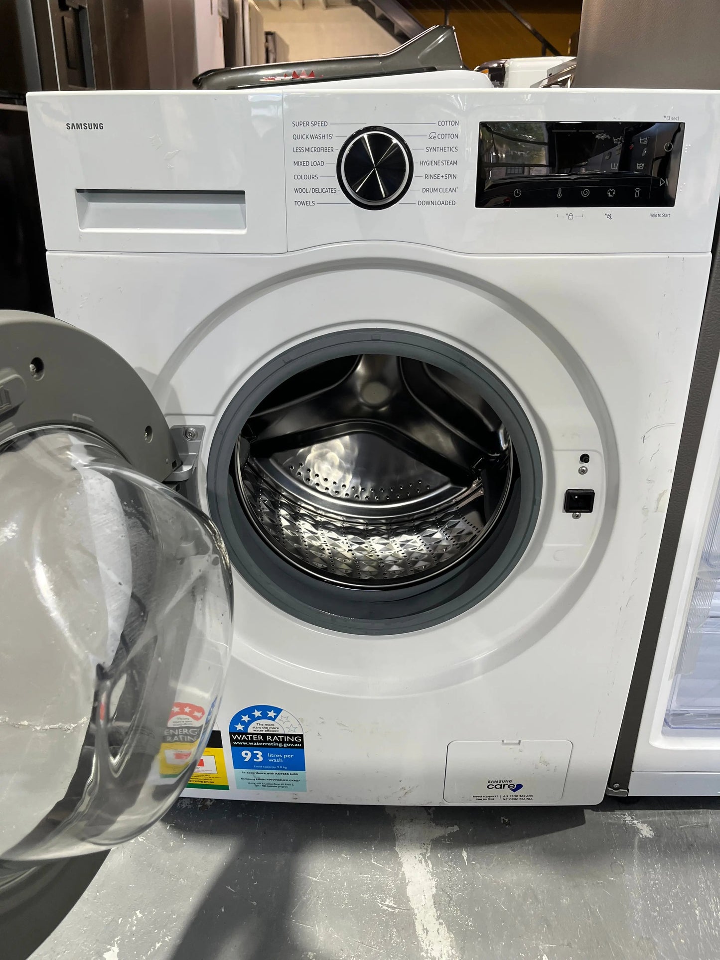 Samsung 339L bottom mount fridge Samsung 9 kgs washing machine Samsung microwave | ALEXANDRIA