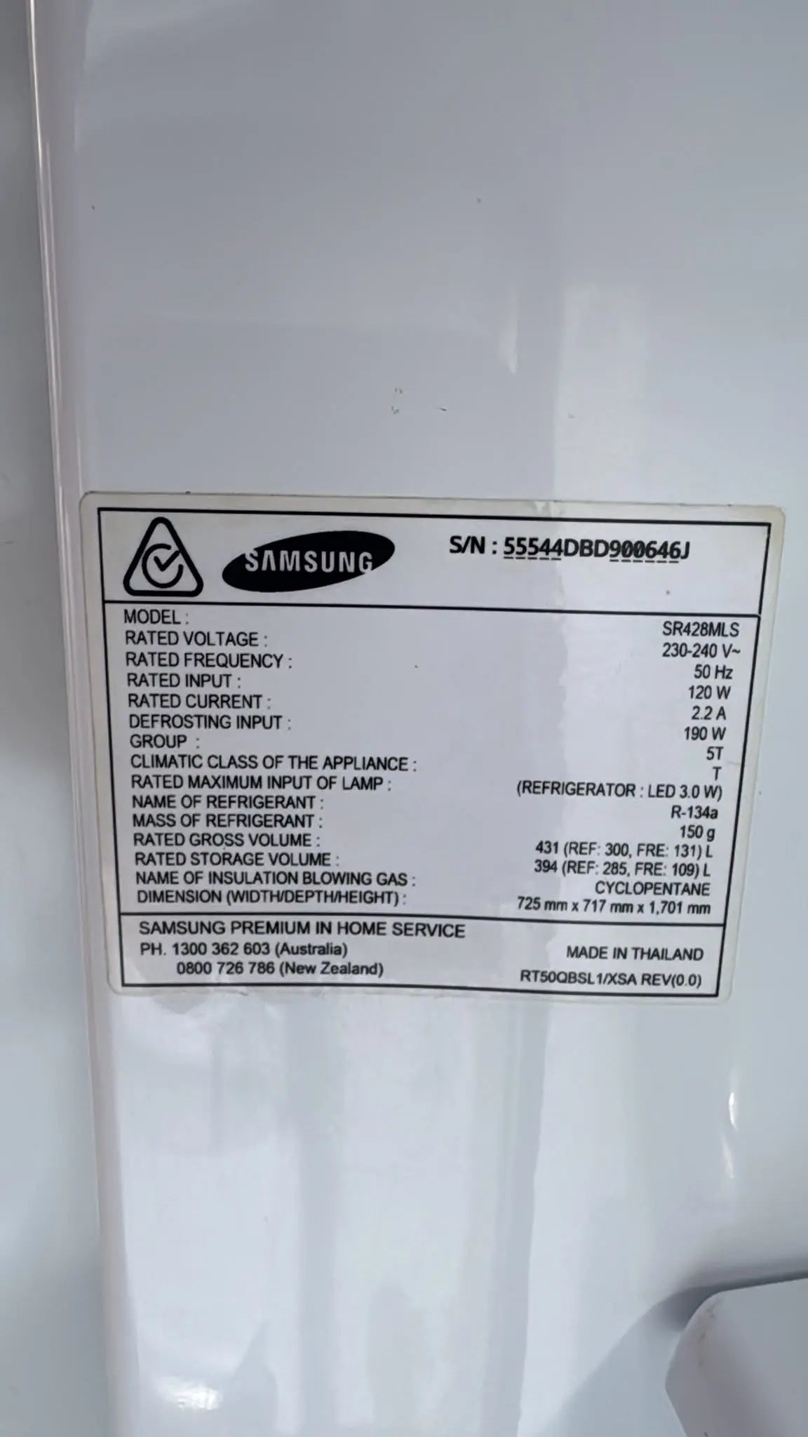 Samsung 431L Top Mount Refrigerator – Refurbished | PERTH