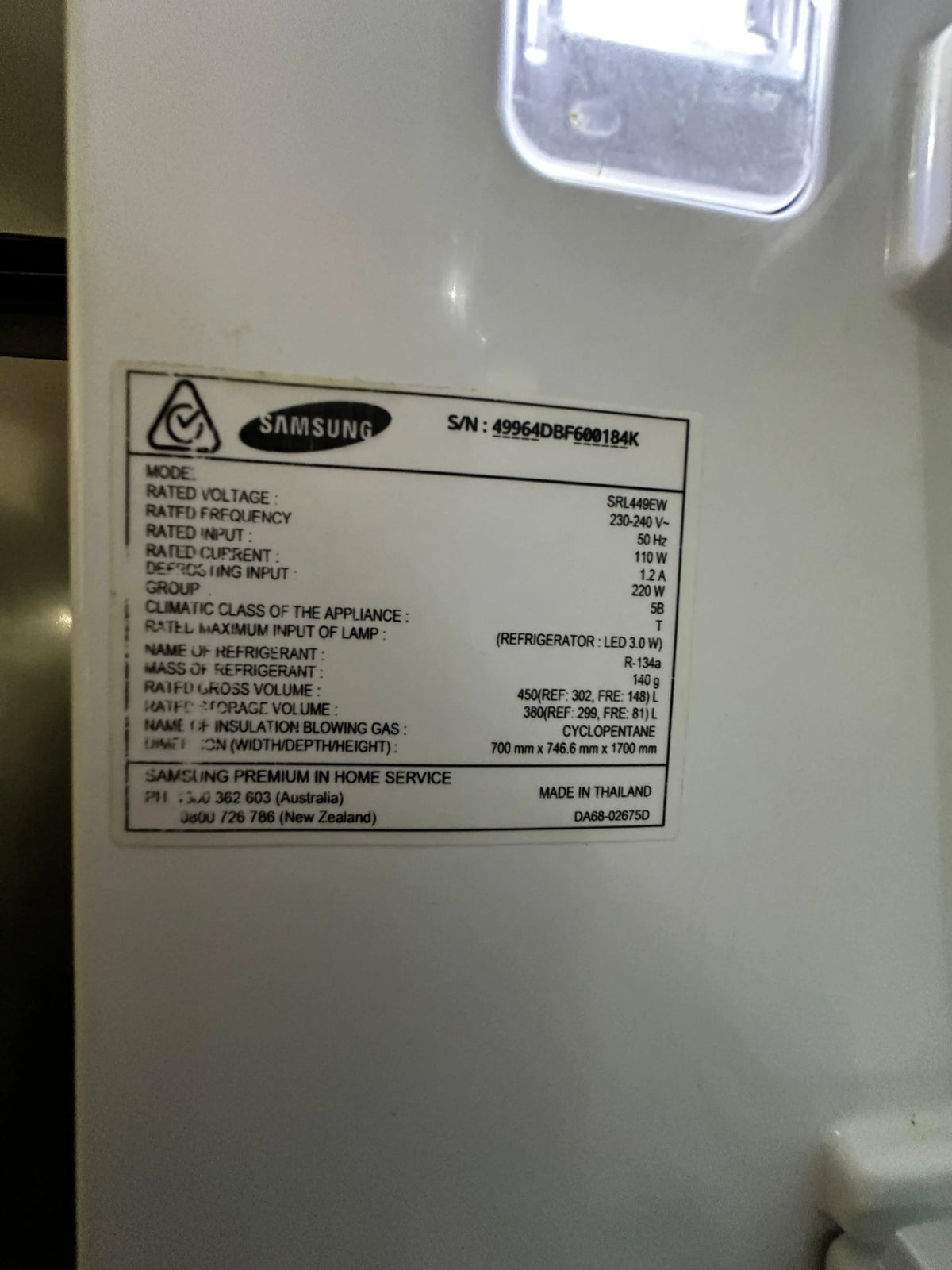 Samsung 450L Bottom Mount Refrigerator – Refurbished | PERTH