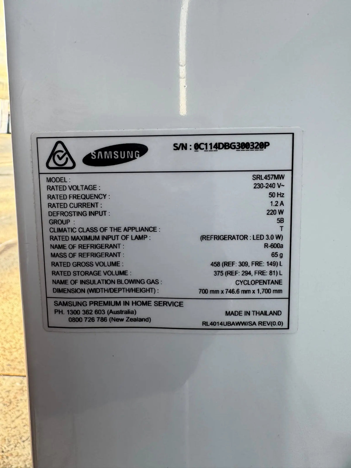 Samsung 458L Bottom Mount Refrigerator – Refurbished | SYDNEY