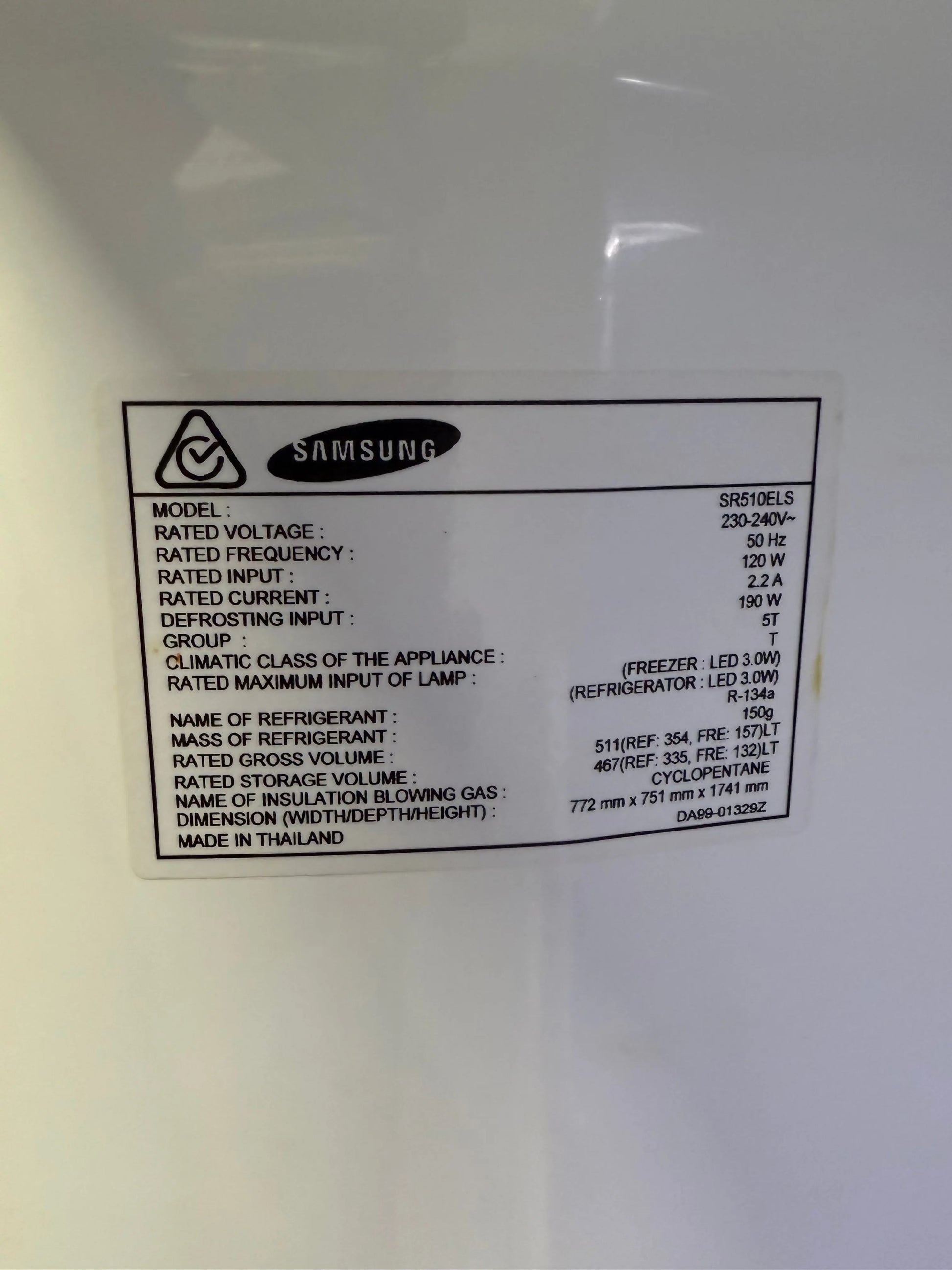 Samsung 510L Bottom Mount Fridge – Refurbished | SR510ELS | MELBOURNE