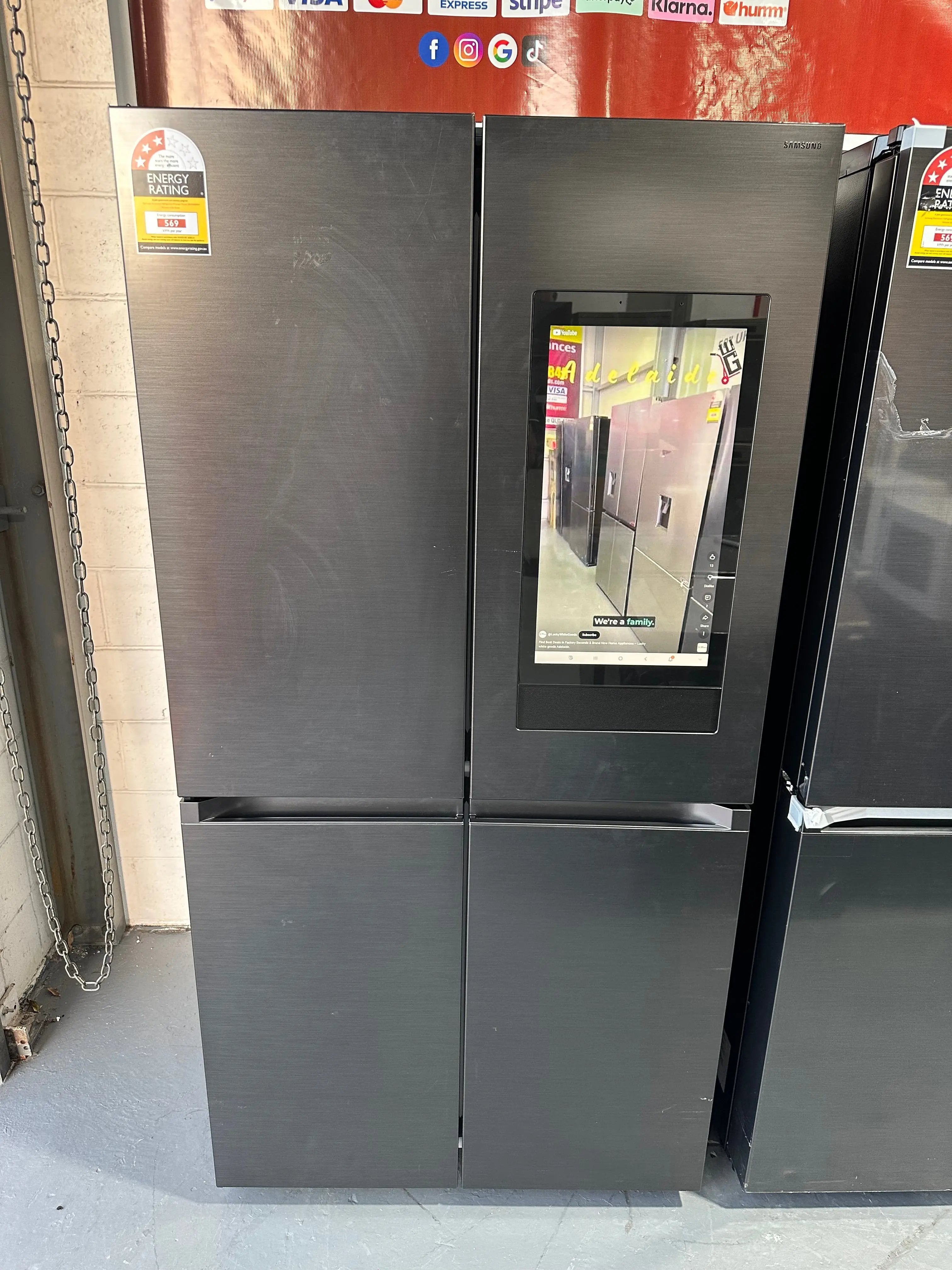 Samsung 636 ltr family hub quad door fridge freezer Model no -SRF9400BFH | SYDNEY