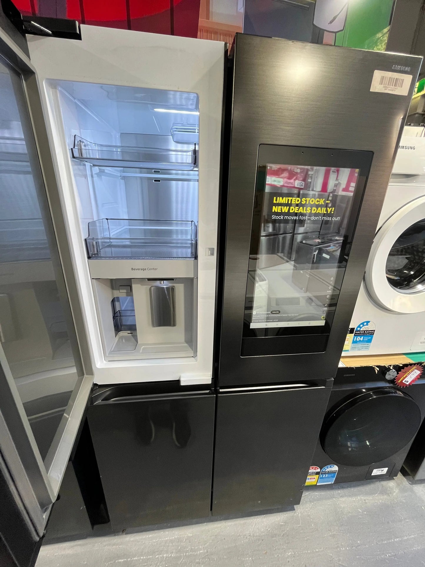 Samsung 636L AI Family Hub French Door Fridge srf9400bfh | ALEXANDRIA