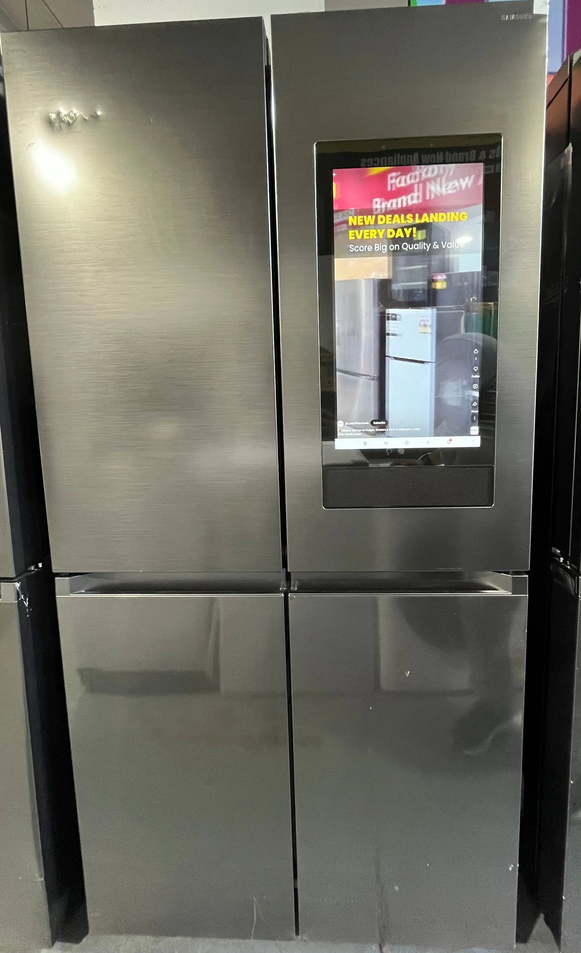 Samsung 636L AI Family Hub French Door Fridge srf9400bfh | ALEXANDRIA