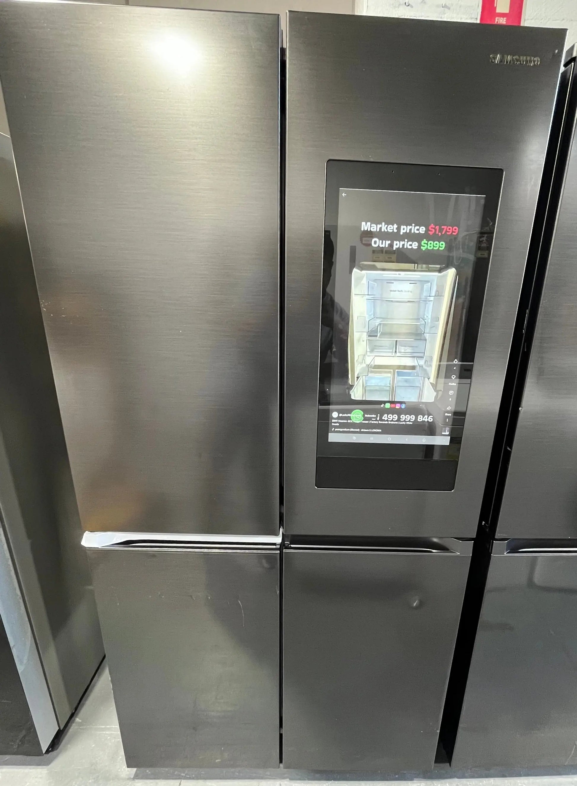 Samsung 636L AI Family Hub French Door Fridge srf9400bfh | ALEXANDRIA