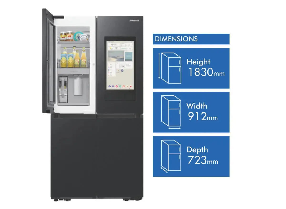 Samsung 636L AI Family Hub French Door Fridge srf9400bfh | ALEXANDRIA