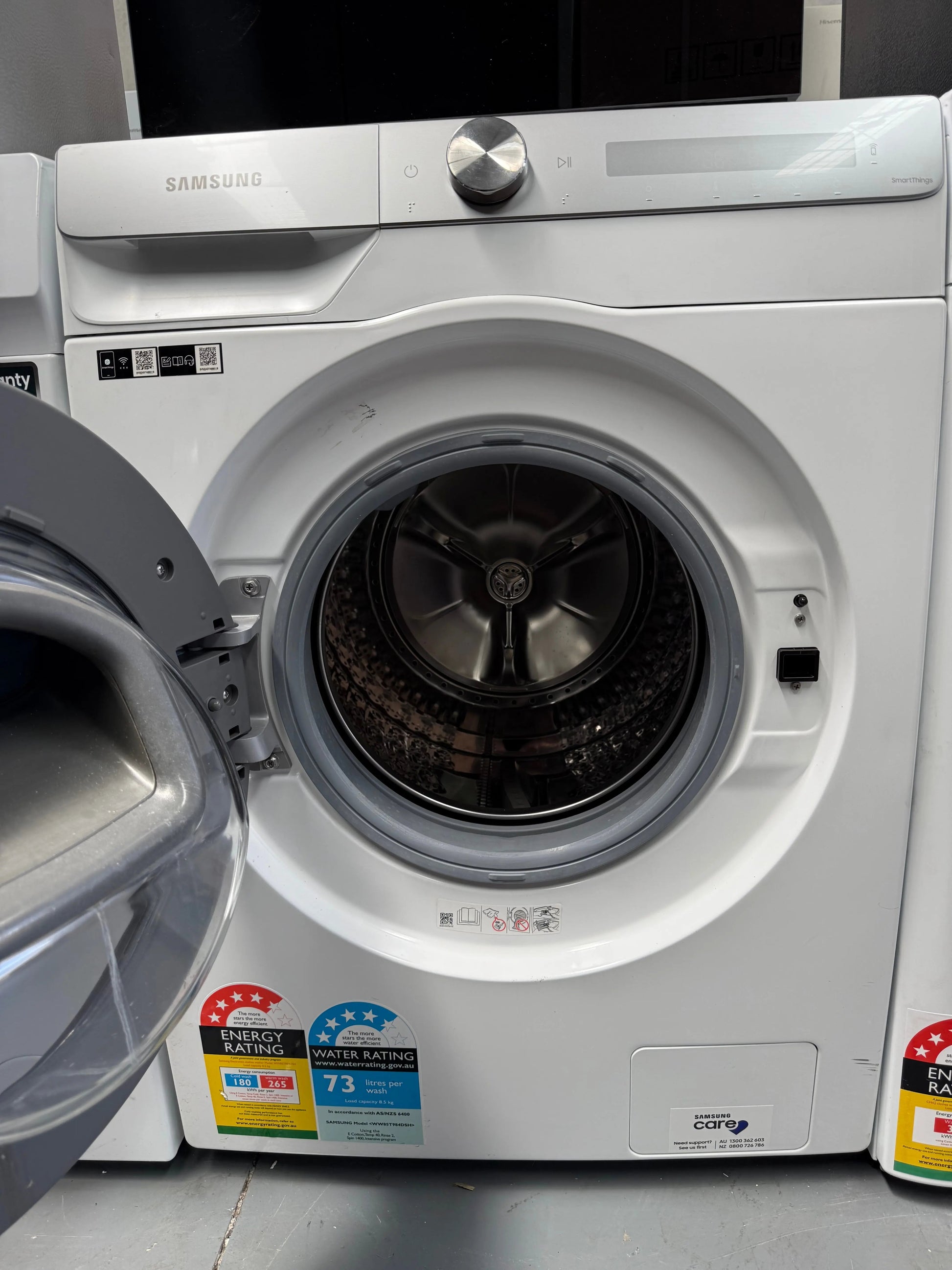 Samsung 8.5 kg Front Load Washing Machine – Refurbished | WW85T984DSH | MELBOURNE
