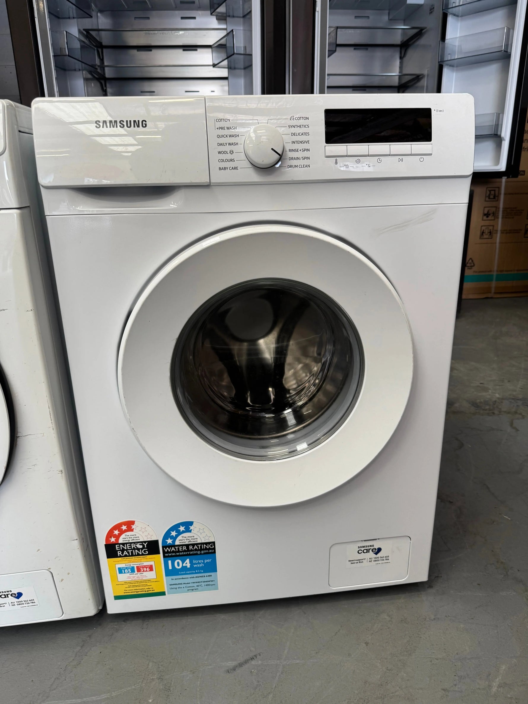 Samsung 8.5kg Front Load Washing Machine WW85T3040WW | SYDNEY