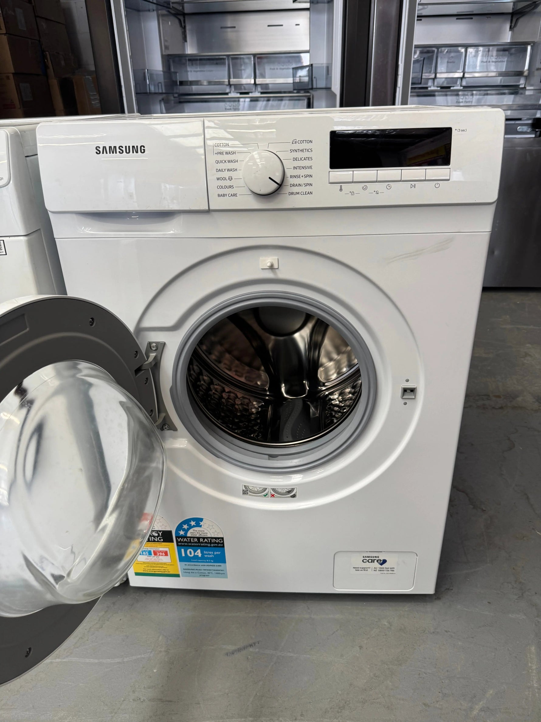 Samsung 8.5kg Front Load Washing Machine WW85T3040WW | SYDNEY