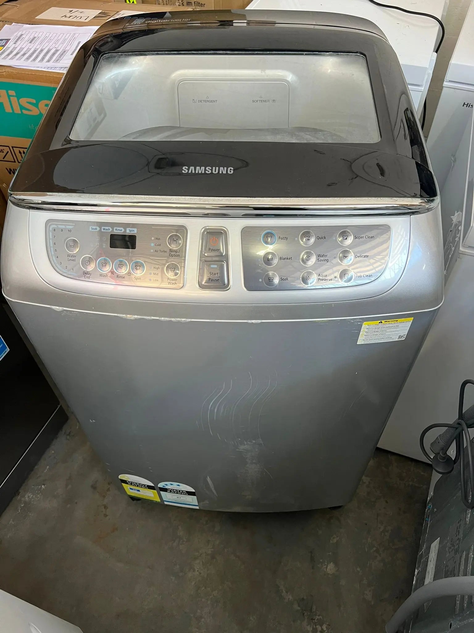 Samsung 8.5kg Top Load Washing Machine WA85F7S6 – Refurbished | ADELAIDE