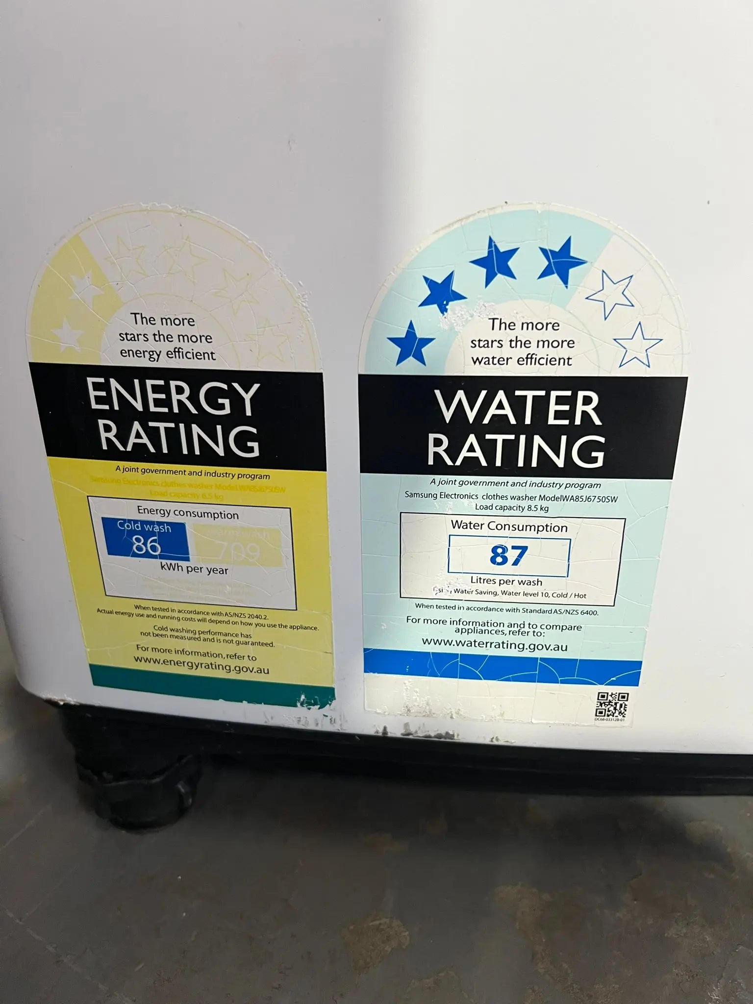 Samsung 8.5kg Top Load Washing Machine WA85J6750SW – Refurbished | ADELAIDE