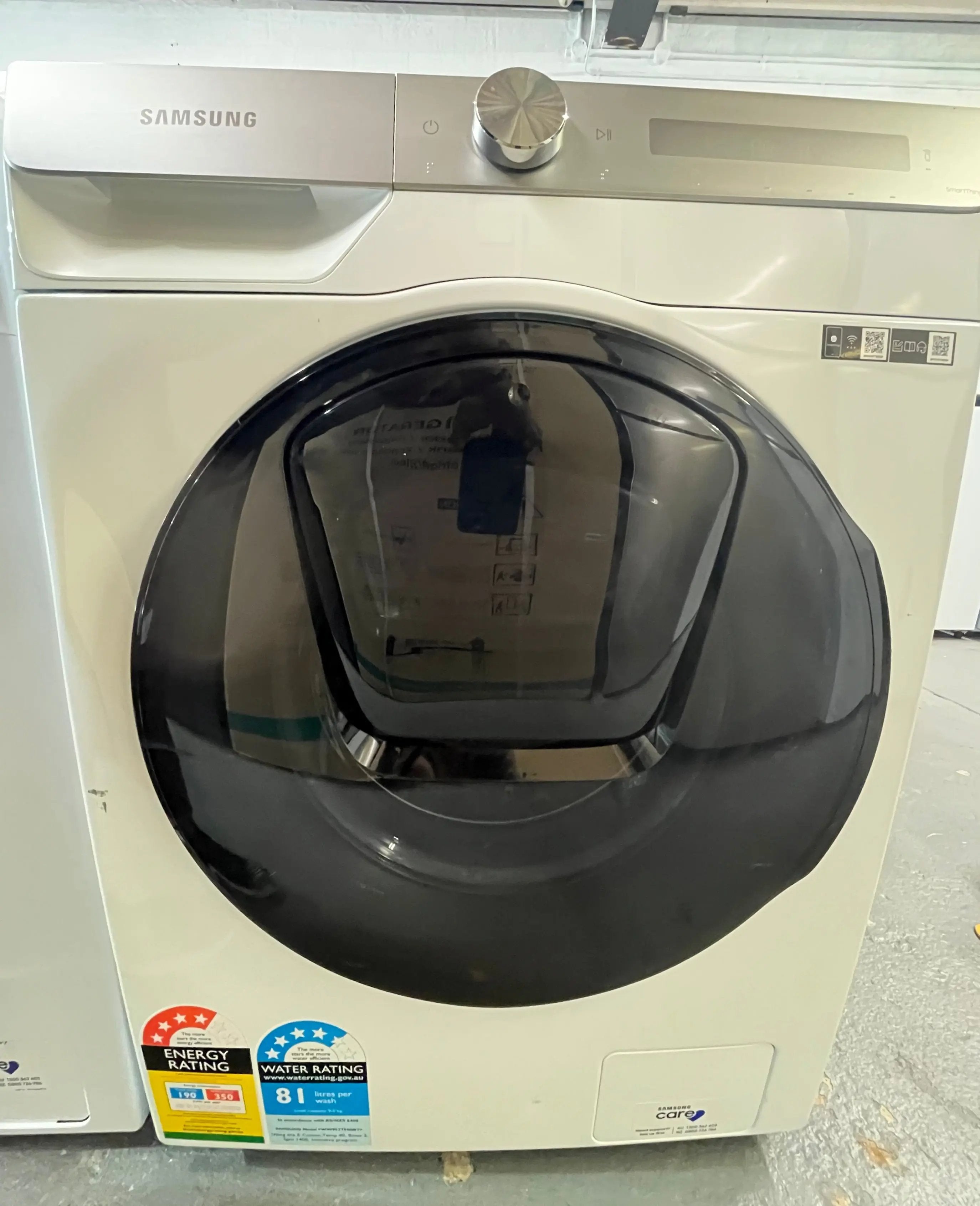 Samsung 9.5kg AddWash Front Load Washer WW95T654DBT | ALEXANDRIA