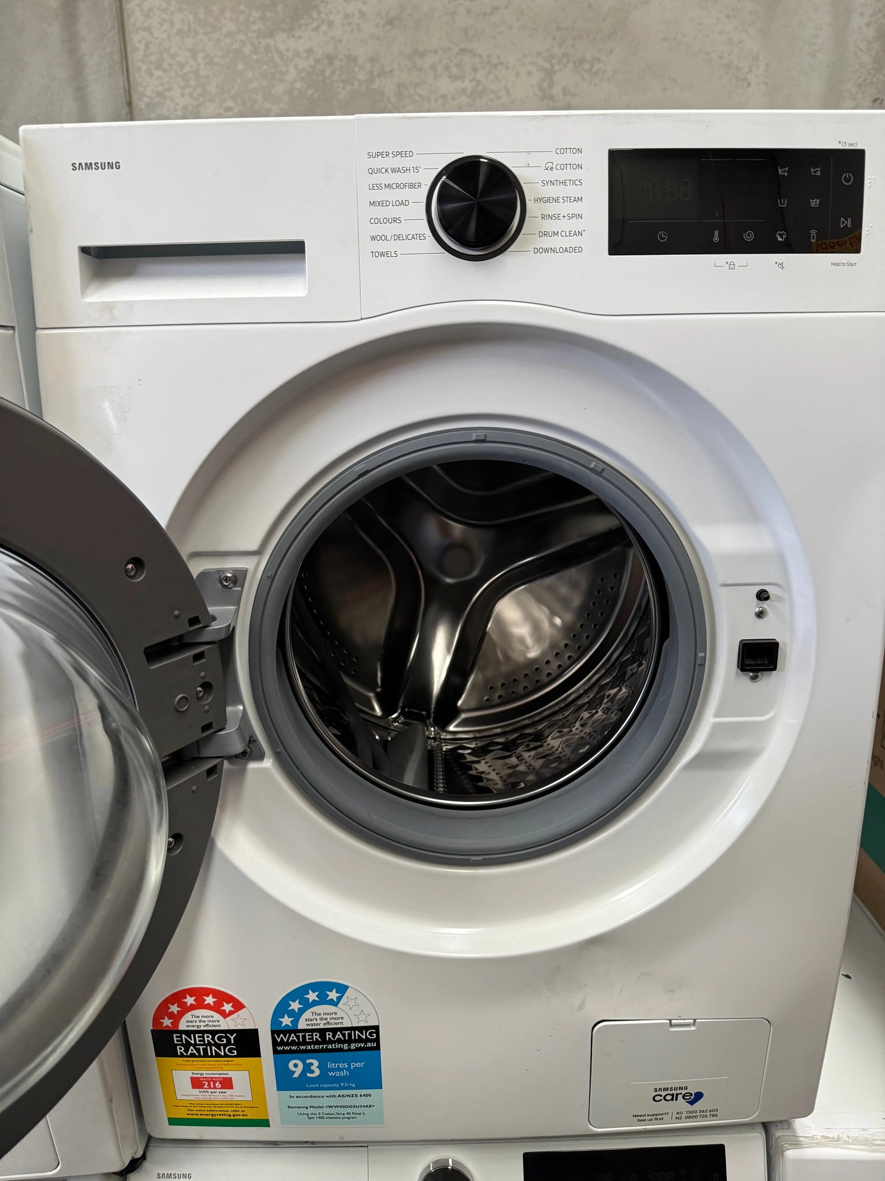 Samsung 9kg Front Load Washing Machine – Refurbished | WW90DGSU34AE | MELBOURNE
