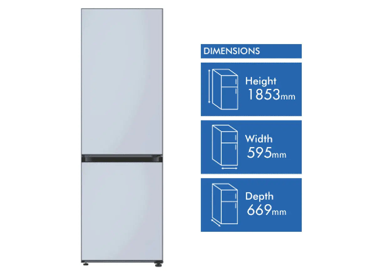 Samsung Bespoke 339L Modular Bottom Mount Fridge SRLX4100N | ALEXANDRIA