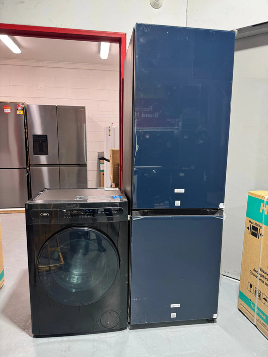 Samsung Bespoke 339L Modular Bottom Mount Fridge SRLX4100N and CHIQ 8kg Front Loader Washing Machine | SYDNEY