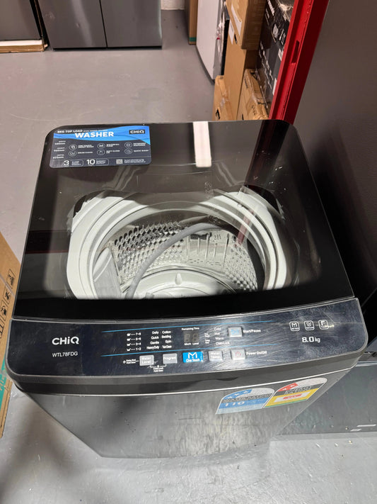 Samsung Bespoke 339L Modular Bottom Mount Fridge SRLX4100N and CHIQ 8kg Top Loader Washing Machine | SYDNEY