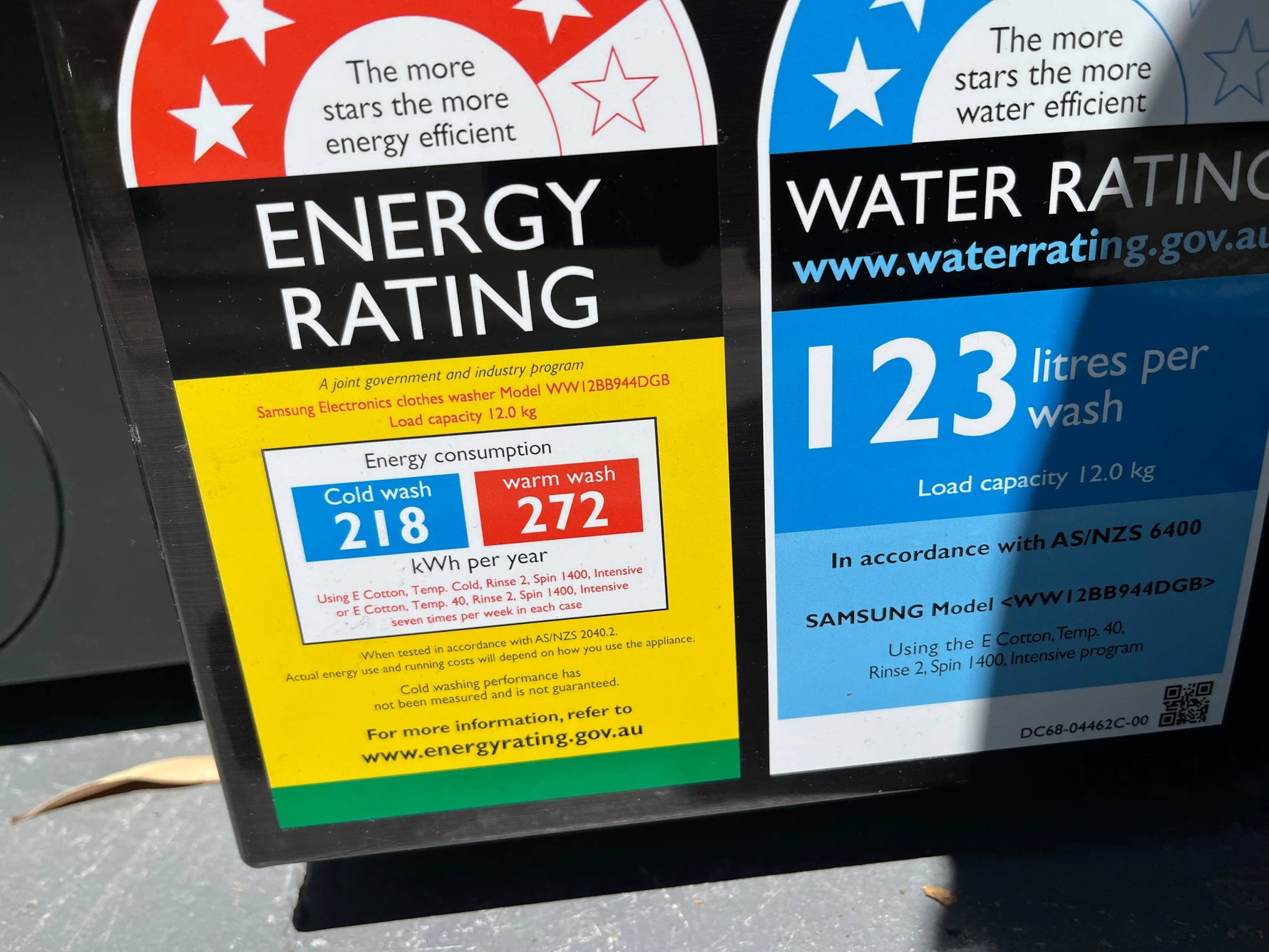 Samsung Bespoke AI 12kg Black Front Load Washing Machine WW12BB944DGB | ALEXANDRIA