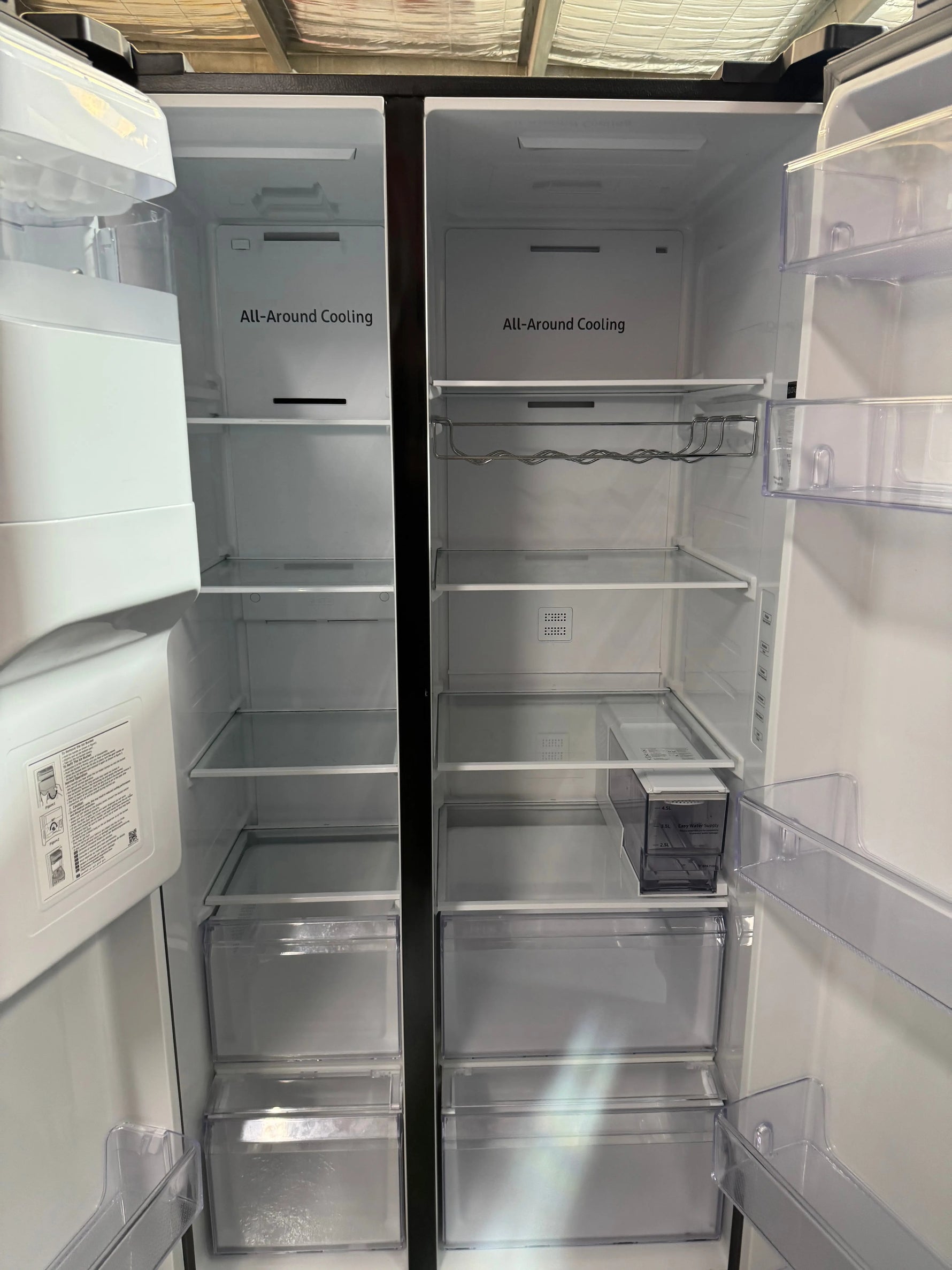 Samsung SRS673DMB 635L Side by Side Fridge (Matte Black) | SYDNEY