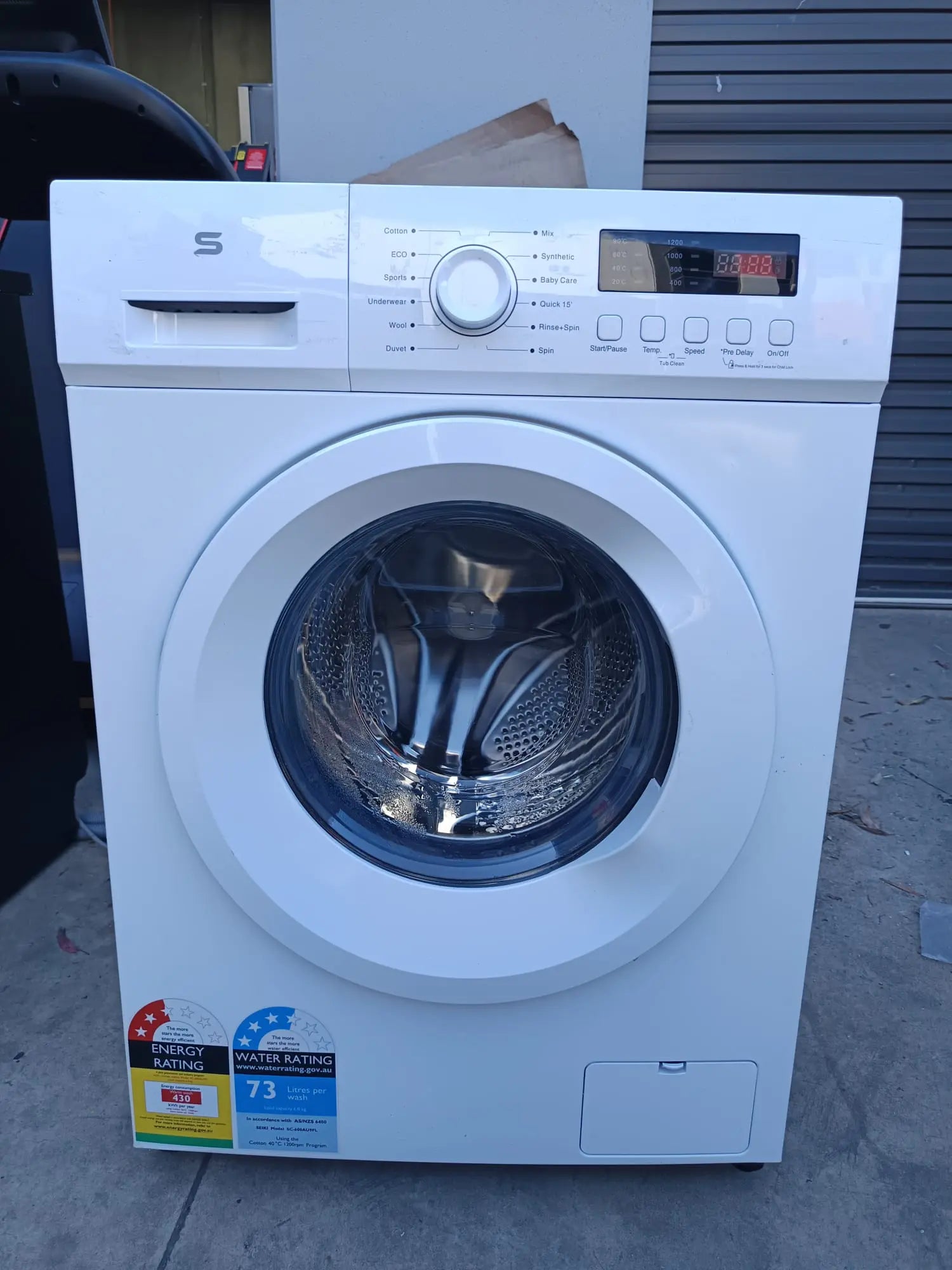 Seiki 6kg Front Load Washing Machine SC-600AU9FL – Refurbished | MELBOURNE