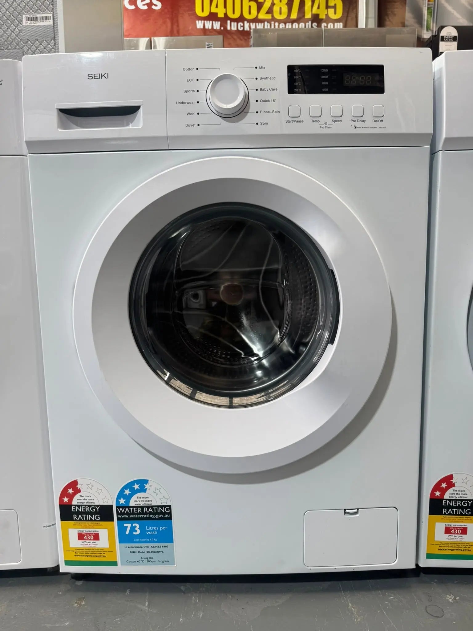 Seiki 6kg Front Load Washing Machine – Refurbished | SYDNEY