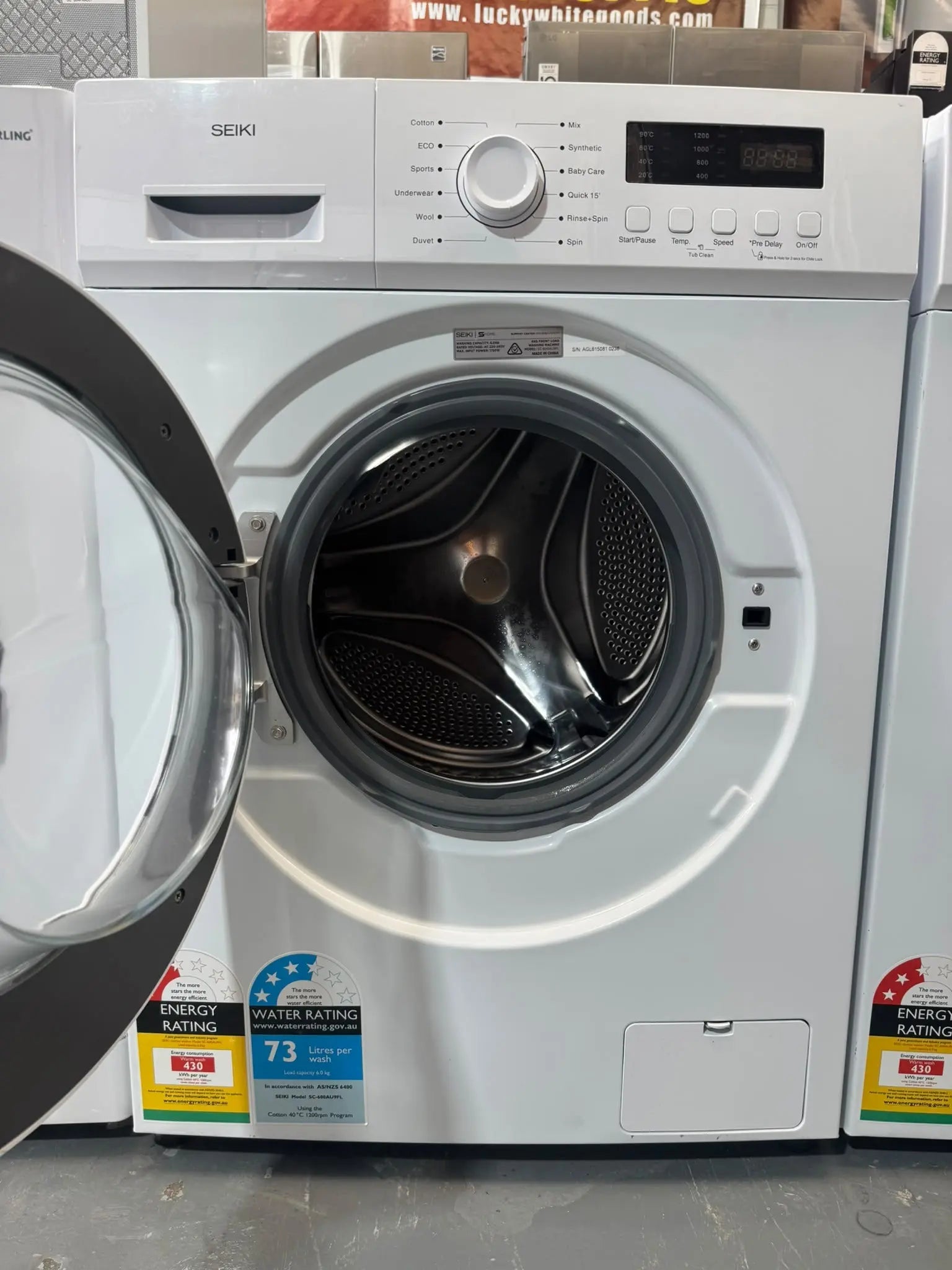 Seiki 6kg Front Load Washing Machine – Refurbished | SYDNEY