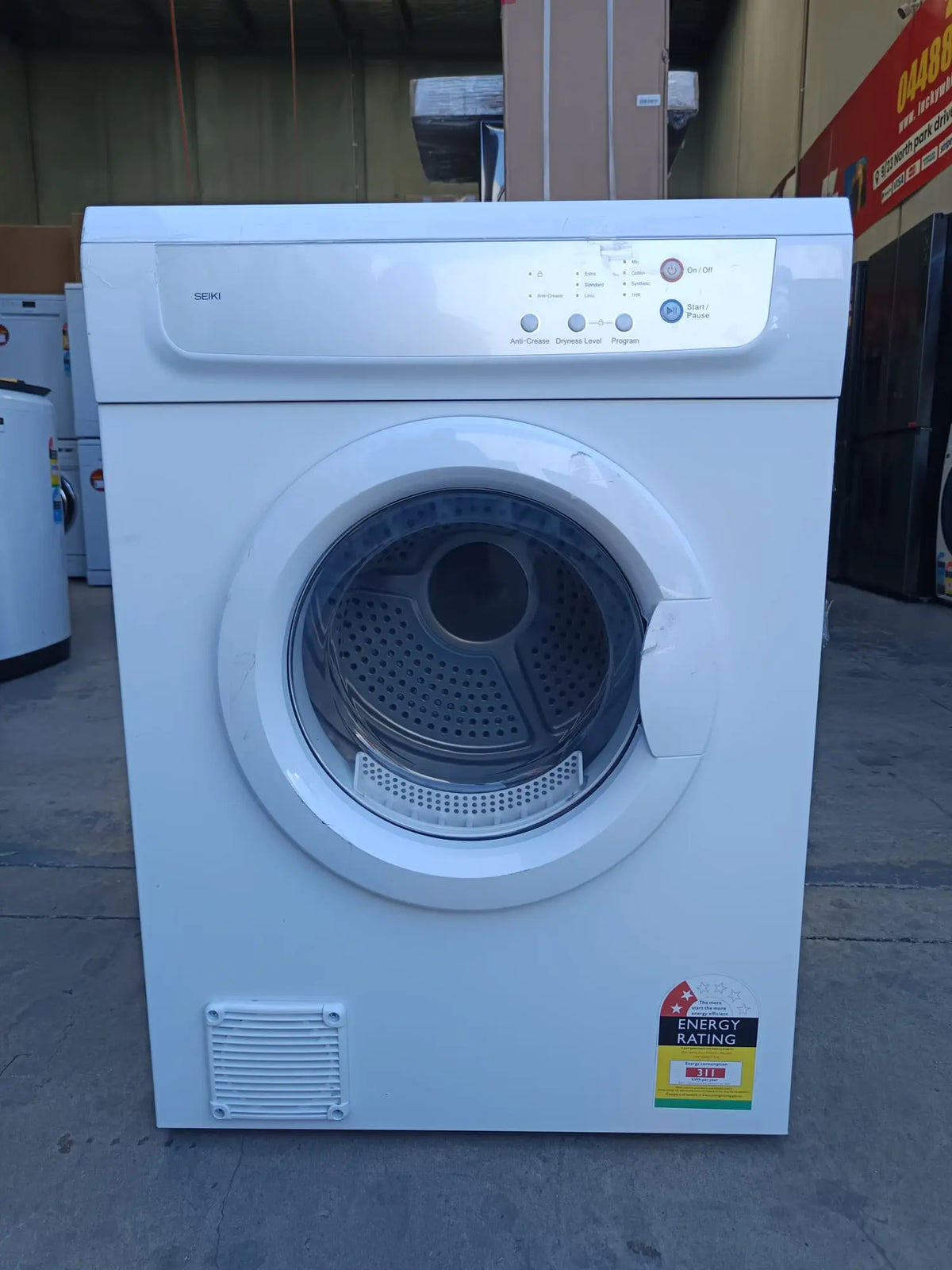 Seiki 7kg Vented Clothes Dryer SC-70AU6DR – Refurbished | MELBOURNE