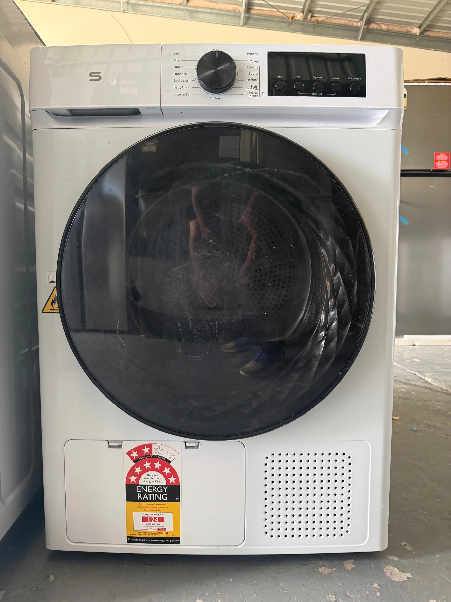 Seiki 8kg Heat Pump Tumble Dryer SC-800AU8HP – Refurbished
