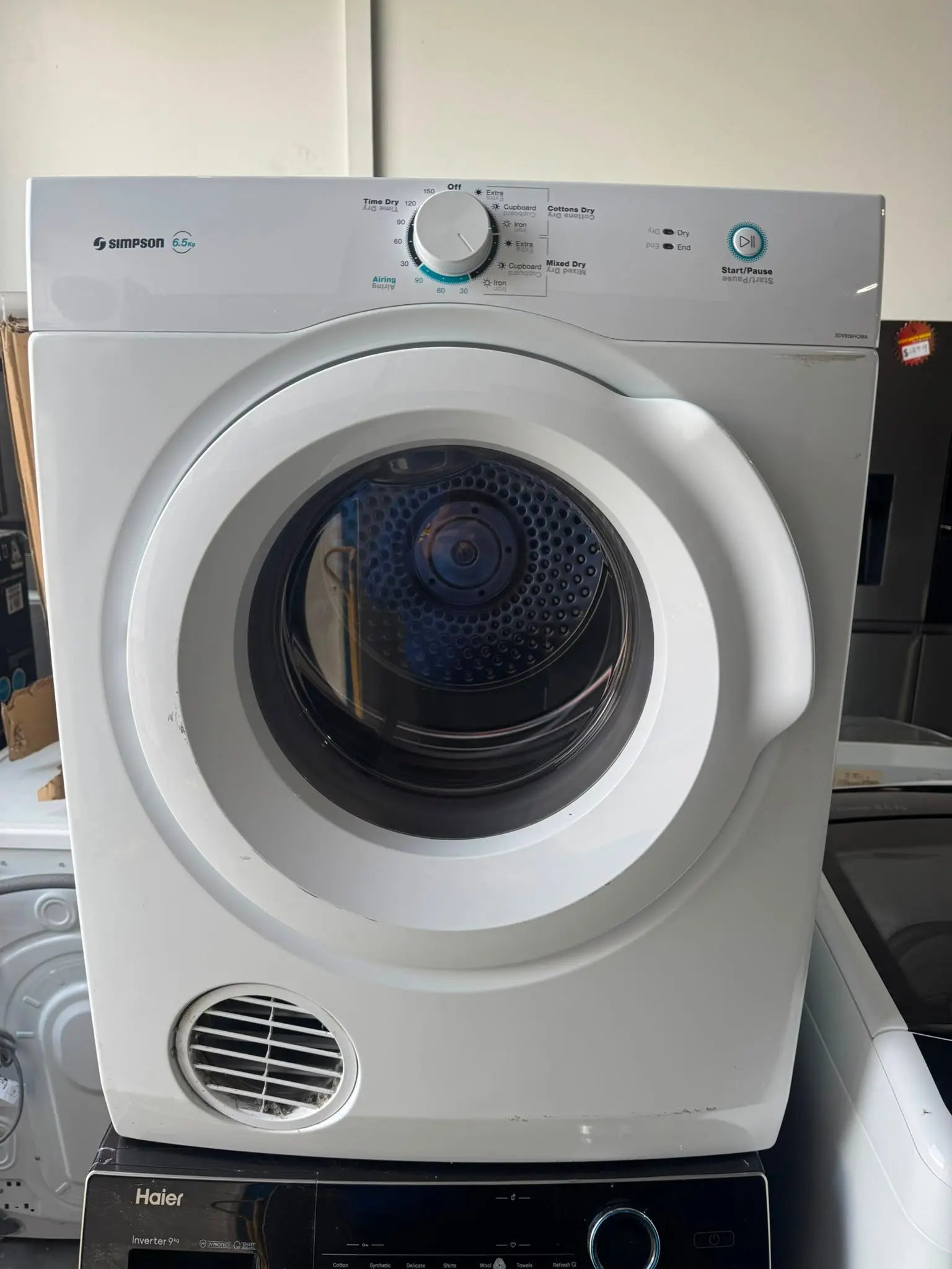 Simpson 6.5kg Refurbished Vented Clothes Dryer | PERTH