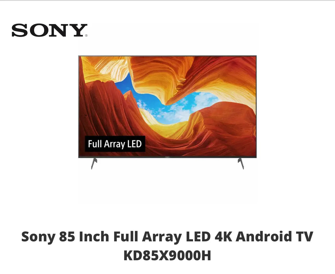 Sony 85 “ Tv KD85x9000H | ADELAIDE