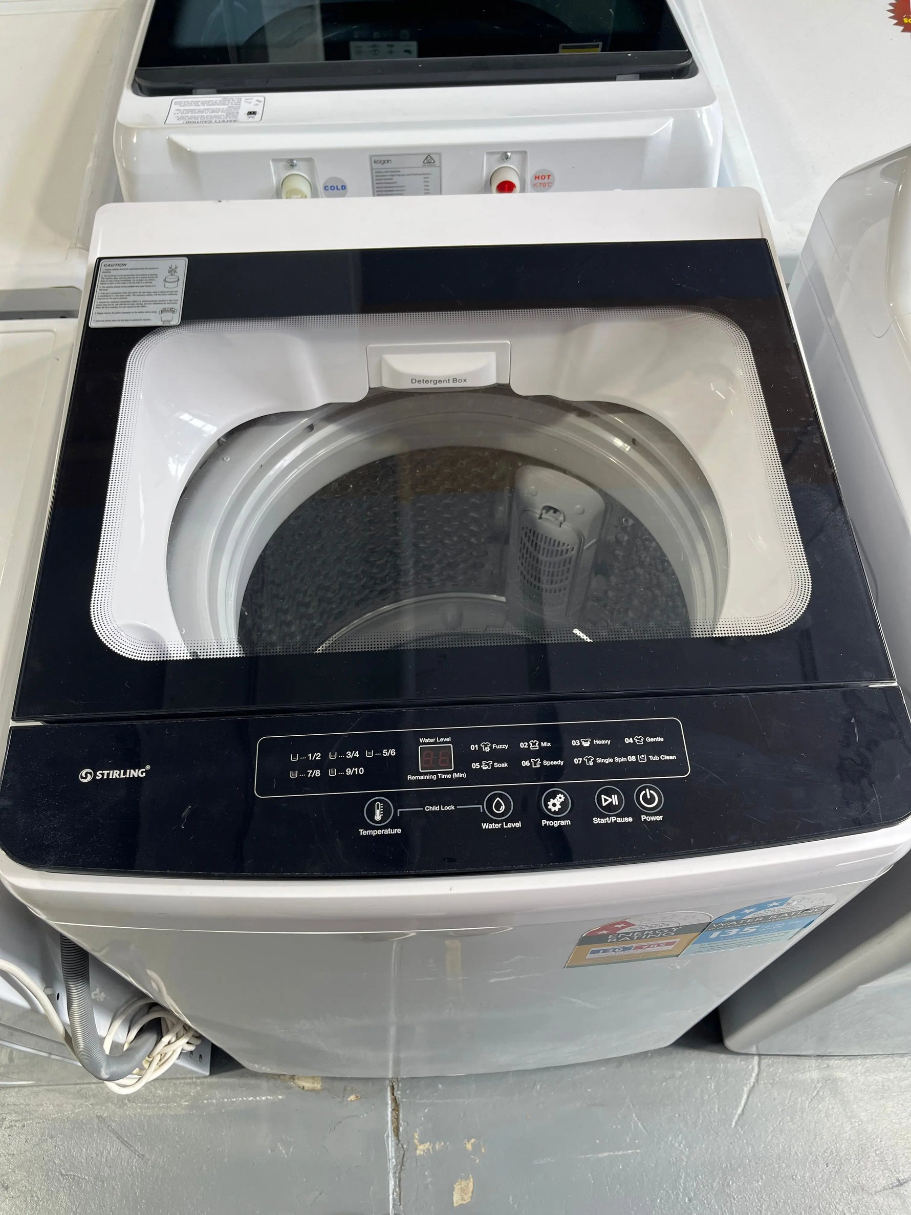 Stirling 10kg Top Load Washing Machine – Model STR-TLW10WW – Large Capacity | ALEXANDRIA