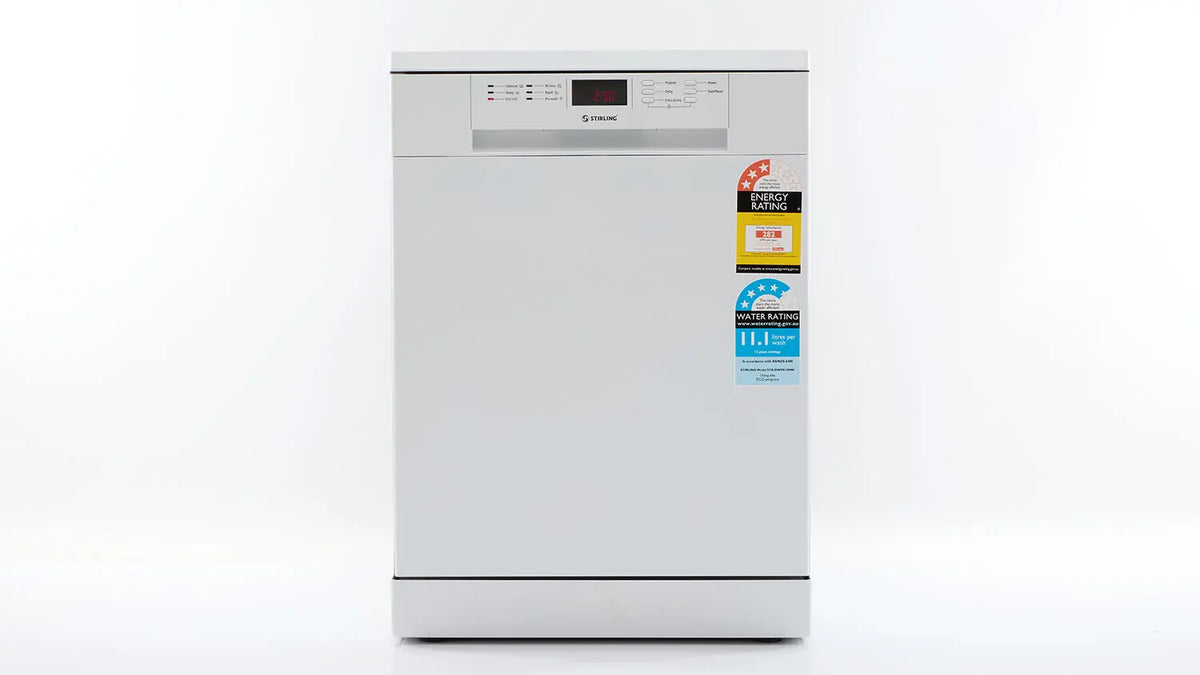 Stirling 12 Place Stainless Steel Freestanding Dishwasher – Factory Second | BRISBANE