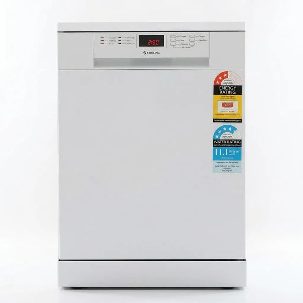 Stirling 12 Place Stainless Steel Freestanding Dishwasher – Factory Second | BRISBANE