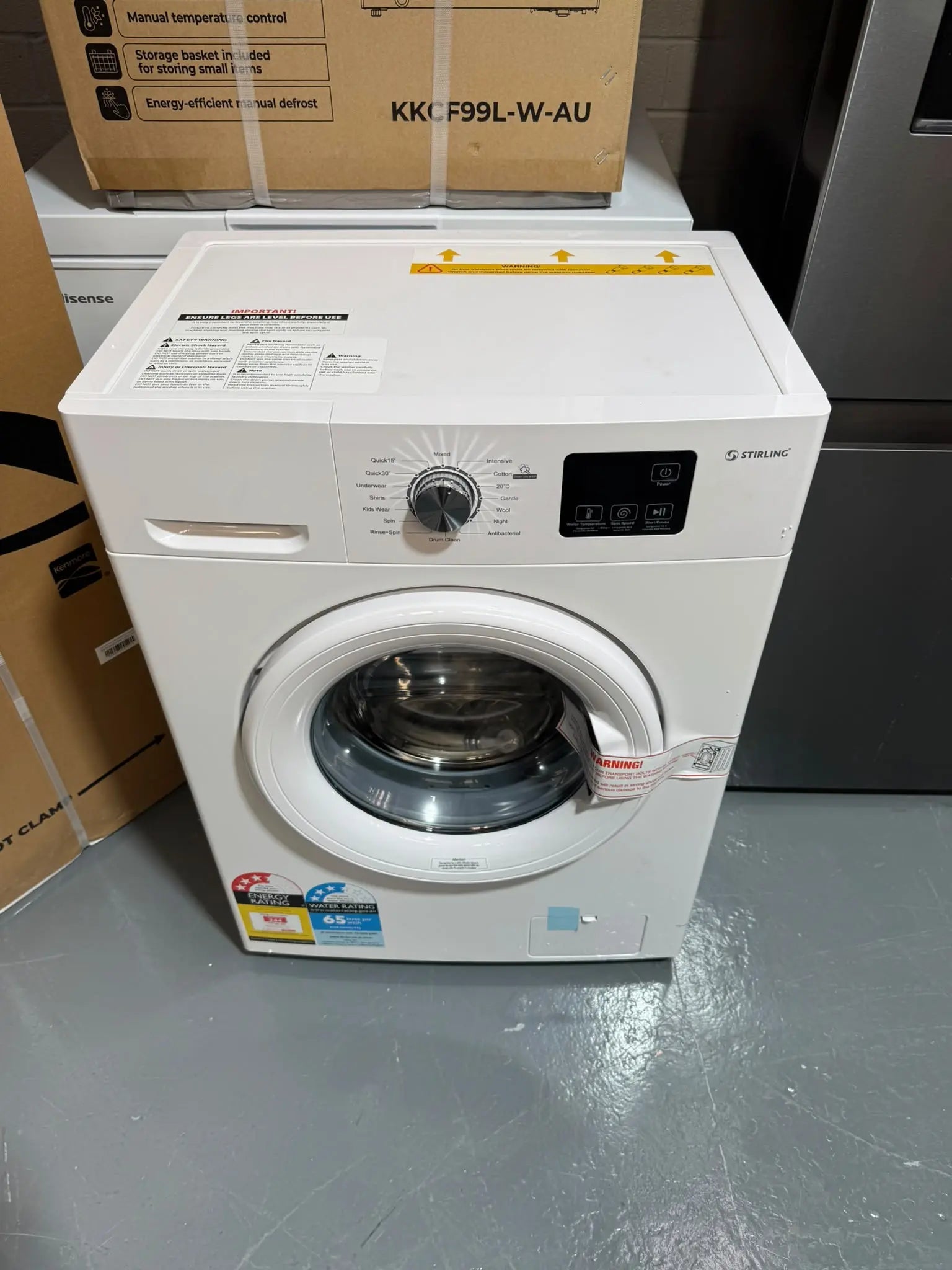 Stirling 6kg Front Load Washing Machine Factory Second | SYDNEY