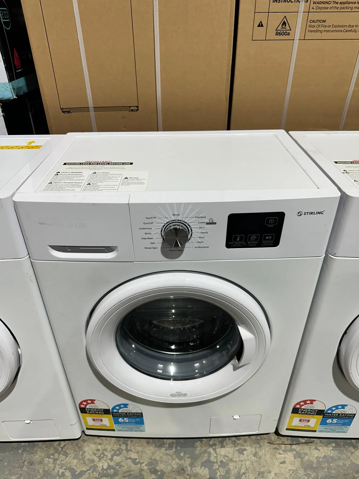 Stirling 6kg Front Load Washing Machine STR-FLW6W – Refurbished | ADELAIDE