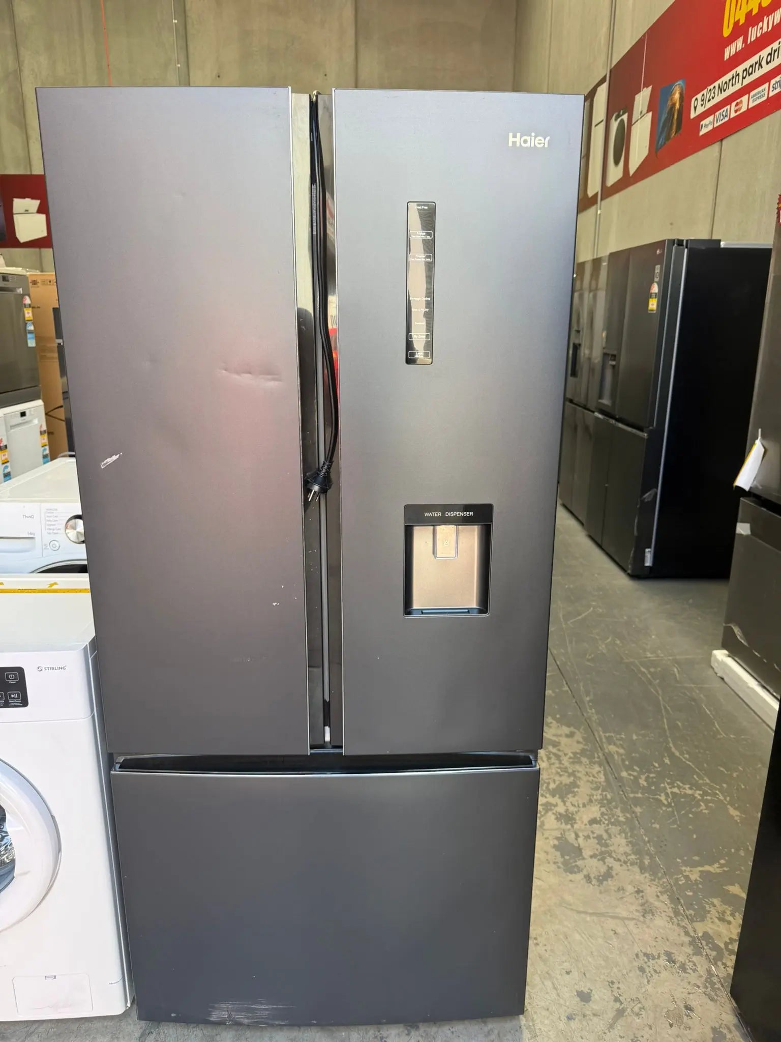 Stirling 6kg Front Load Washing Machine + Haier 489L Refrigerator Combo – Refurbished | MELBOURNE