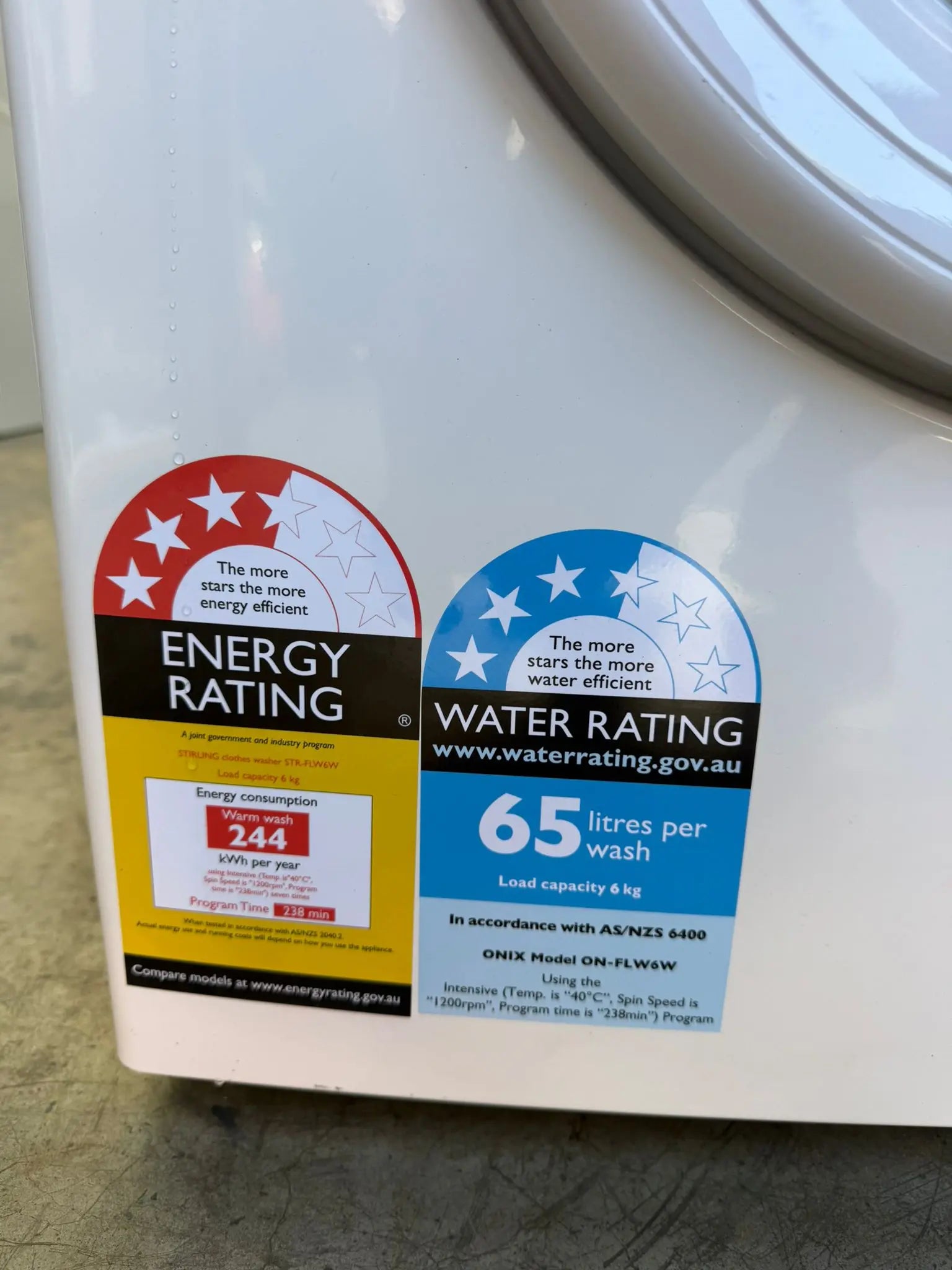 Stirling 6kg Front Load Washing Machine + Haier 489L Refrigerator Combo – Refurbished | MELBOURNE