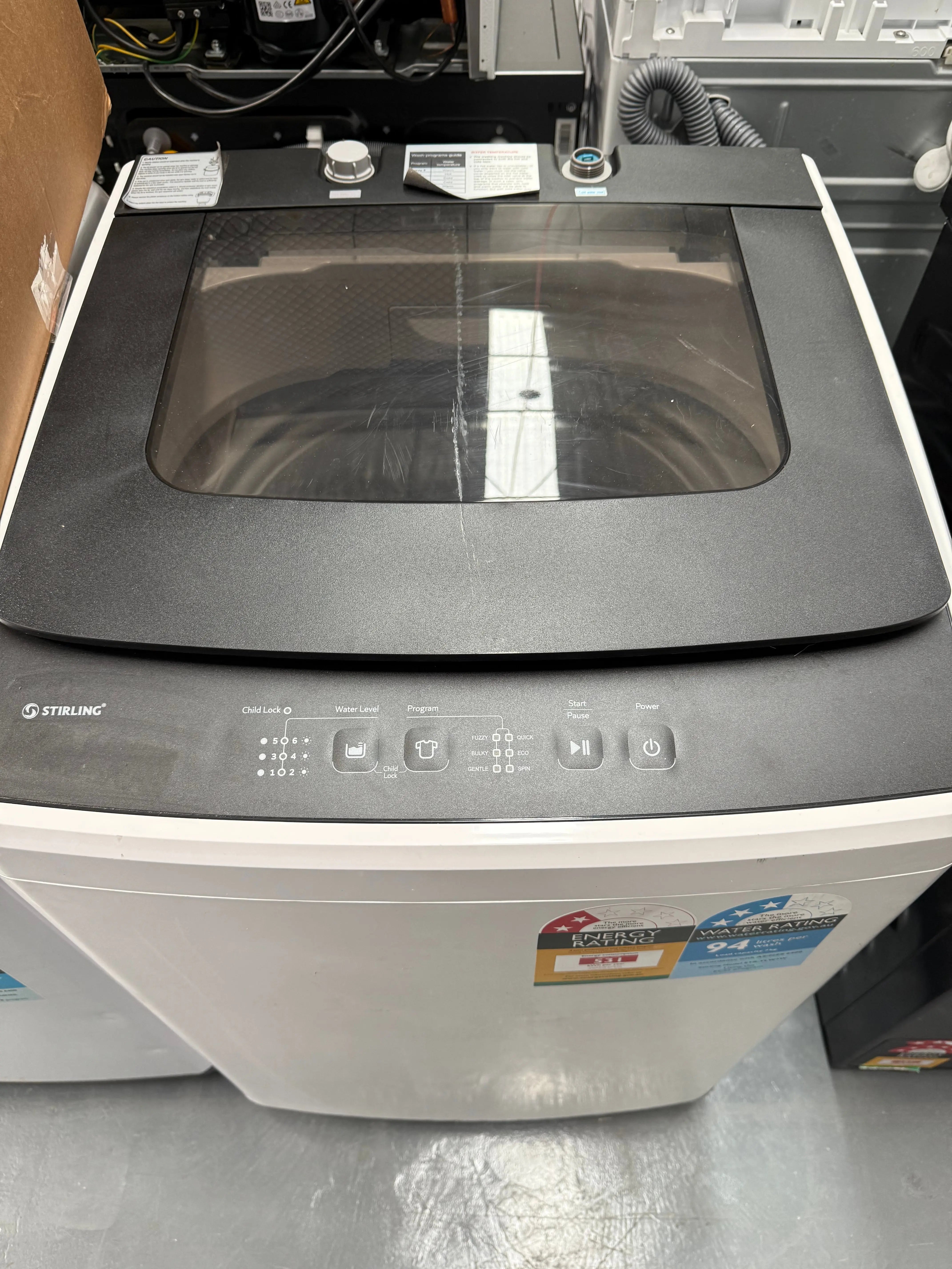 Stirling 7kg Top Load Washing Machine – Refurbished | STR-TLW7W | MELBOURNE