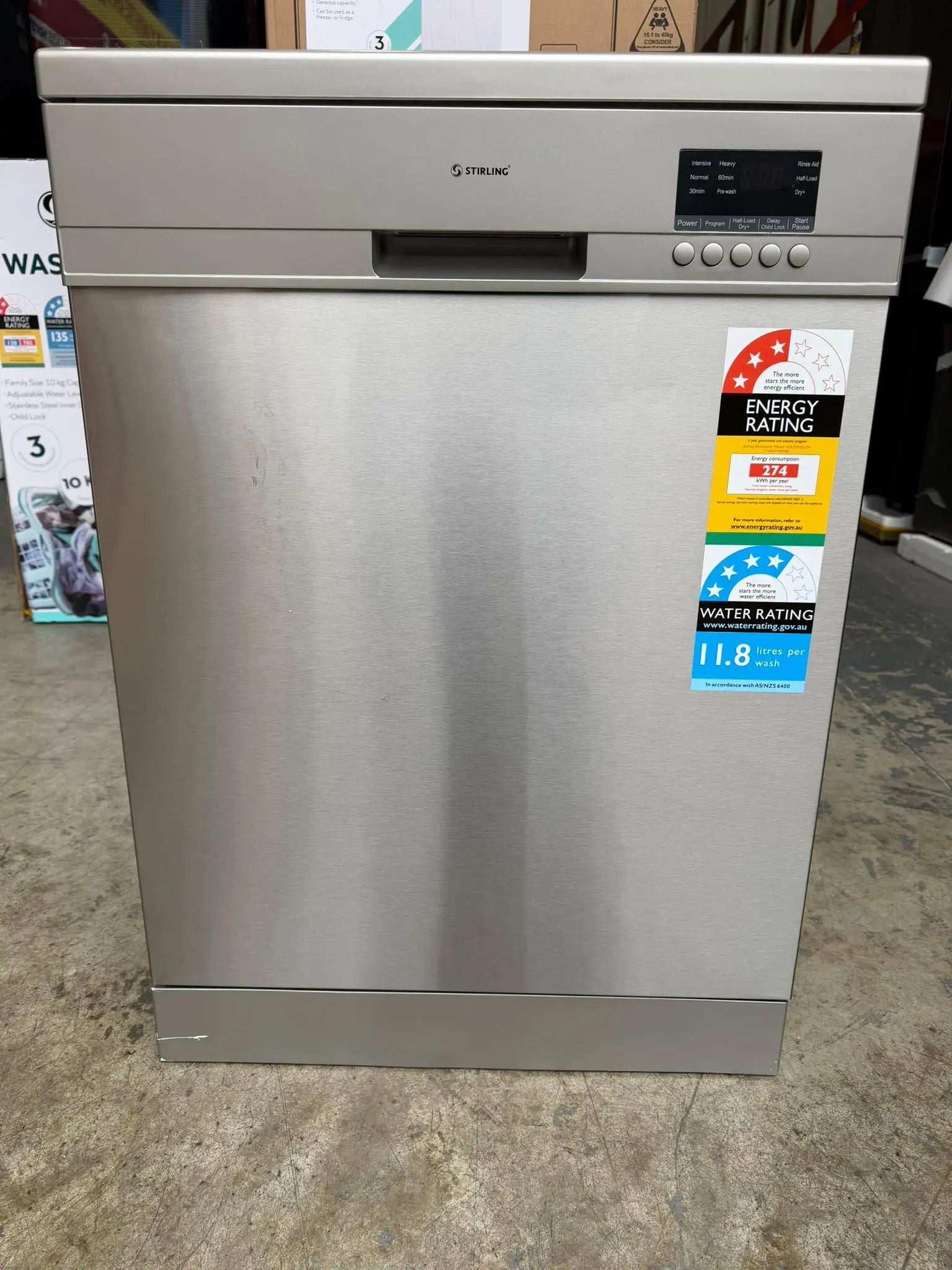 Stirling Dishwasher Model: STR-DWSS12N
12 place settings
Price 299 
3 months warranty 
Factory seconds | MELBOURNE