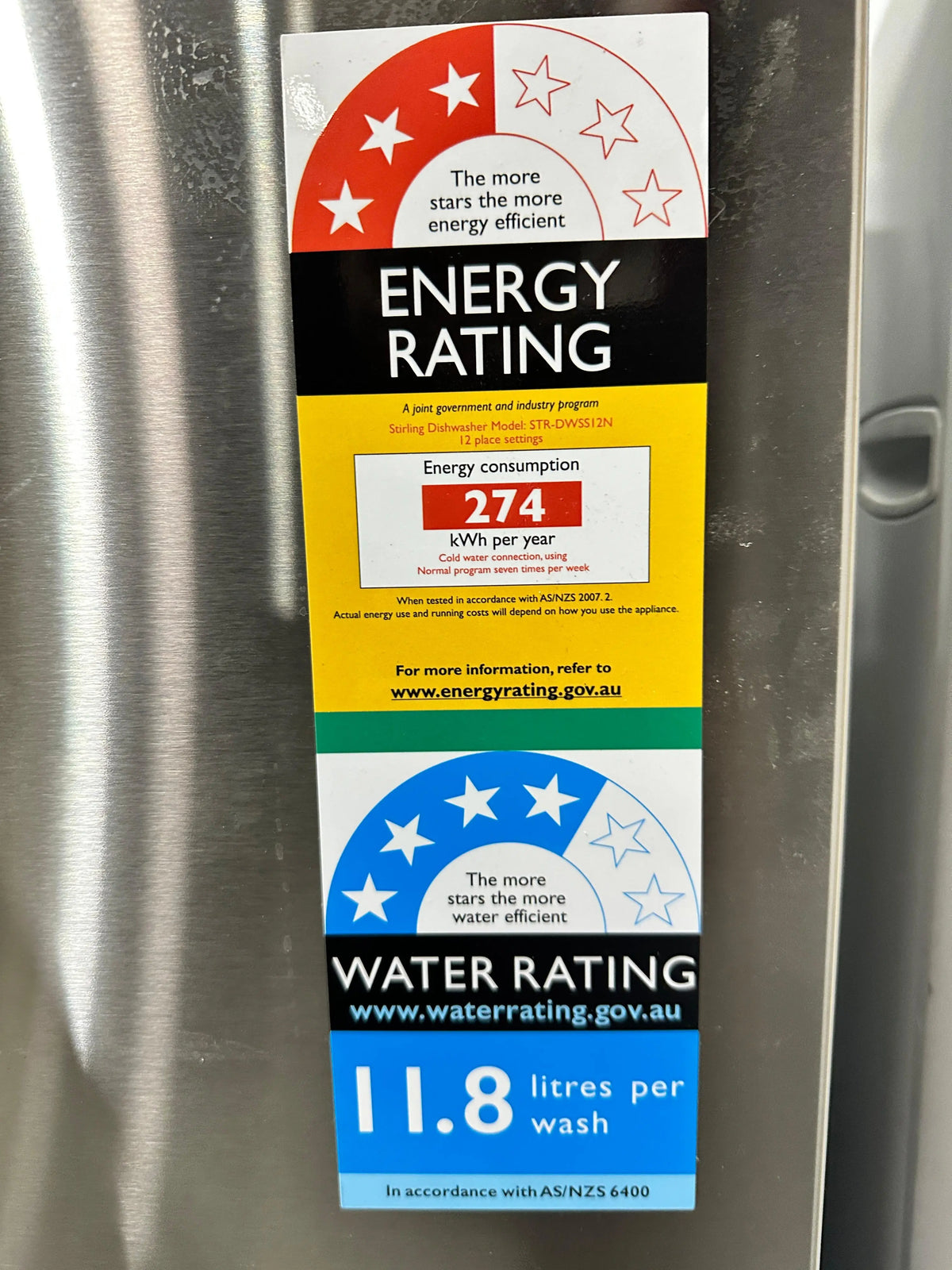 Stirling Freestanding Stainless Steel Dishwasher – Factory Second | ADELAIDE