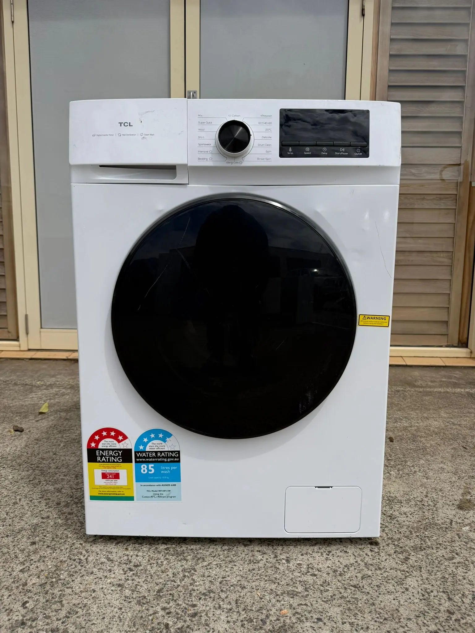 TCL 10kg Front Load Washer – Refurbished | BRISBANE