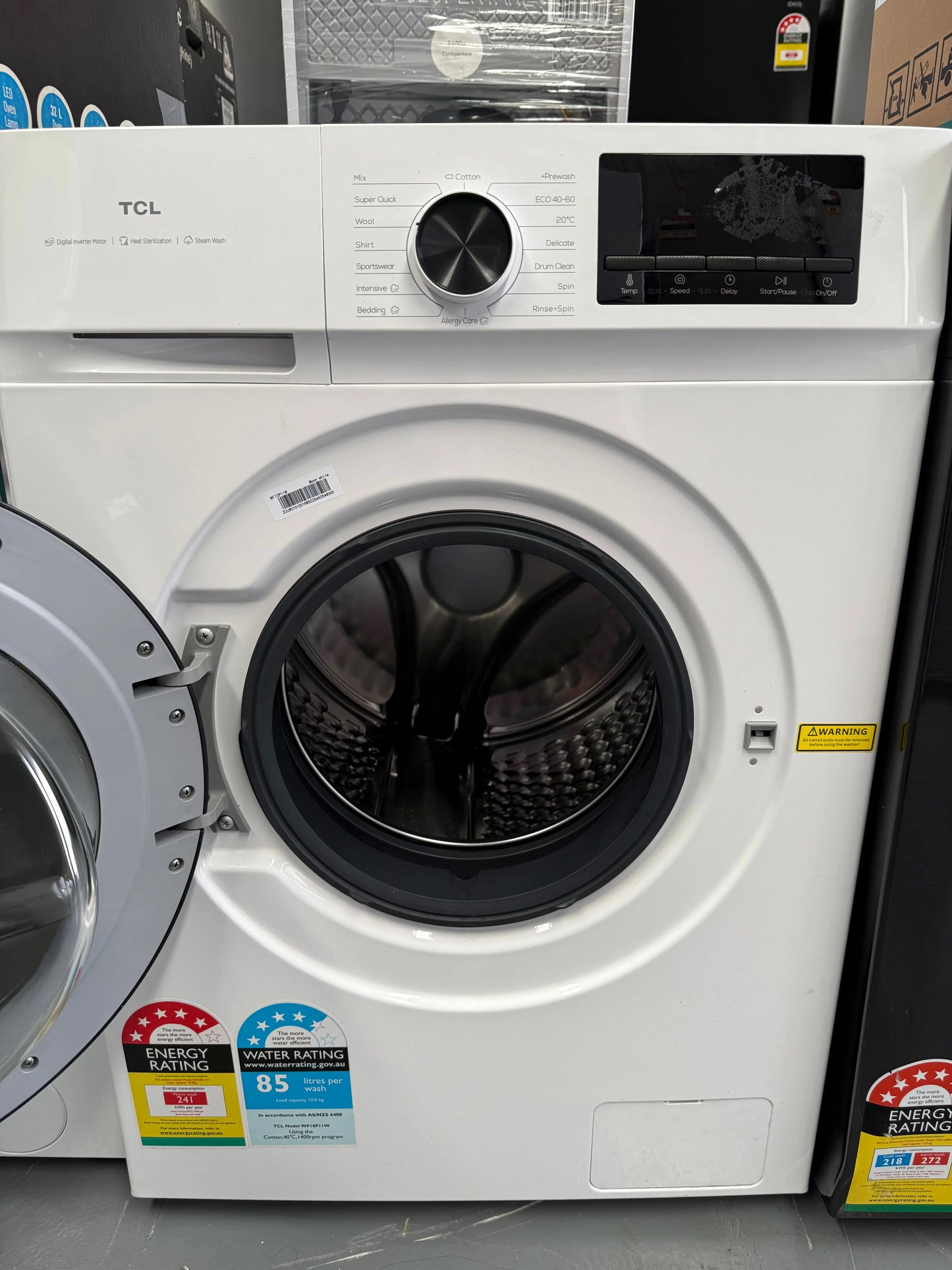 TCL 10kg Front Load Washer – Refurbished | WF10P11W | MELBOURNE