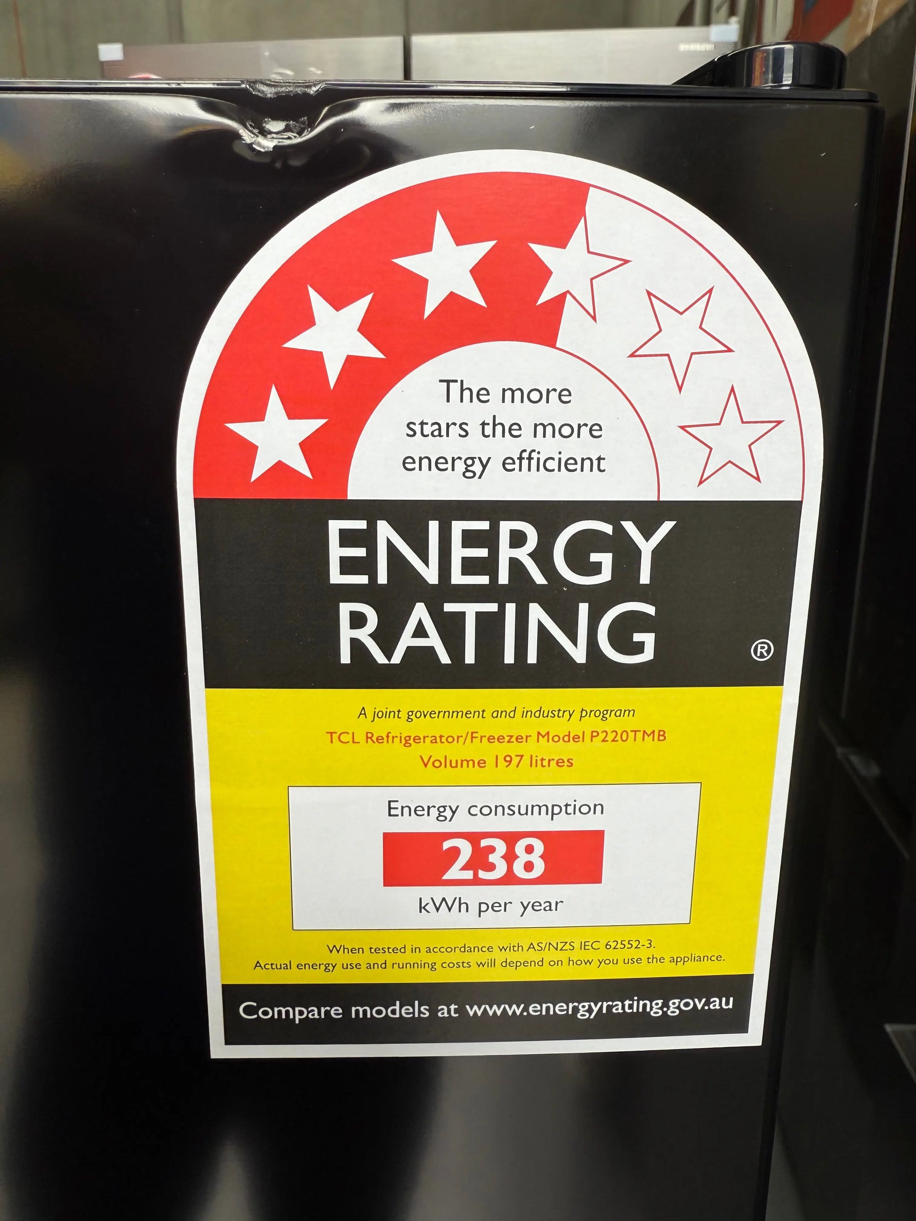 TCL 220L Top Mount Fridge – Factory Seconds | P220TMB | MELBOURNE