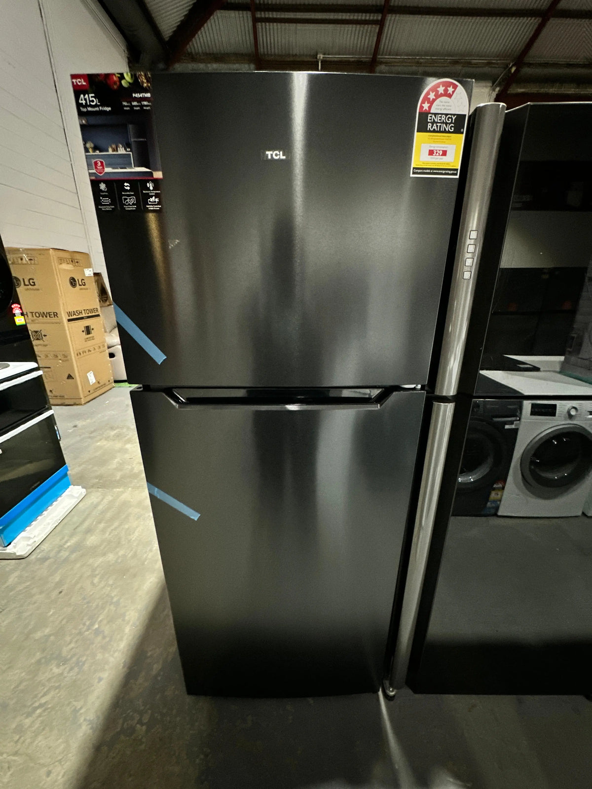 TCL 415L Top Mount Refrigerator Freezer – Factory Second | ADELAIDE