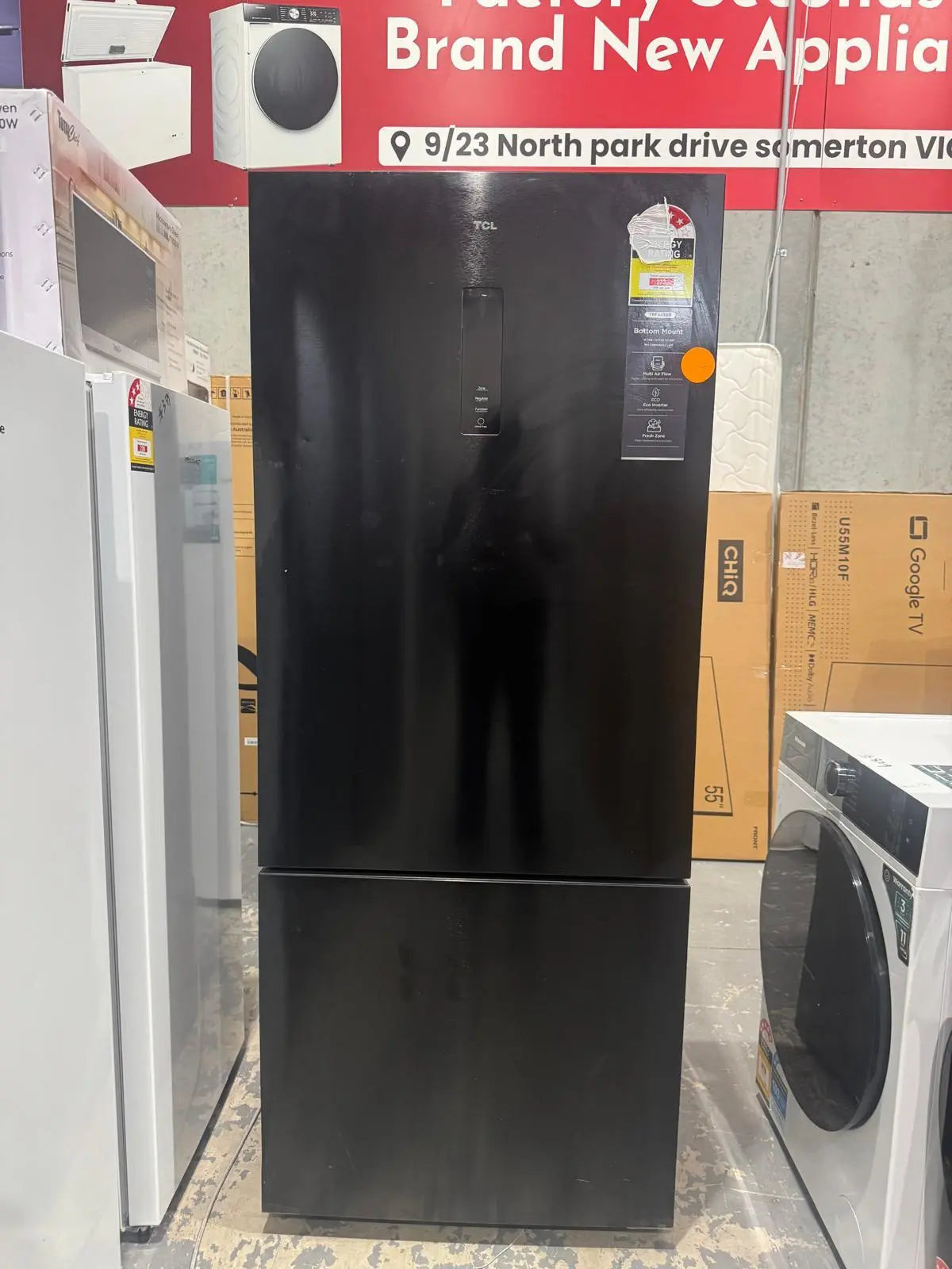 TCL 416L Bottom Mount Refrigerator – Factory Second | RESERVOIR
