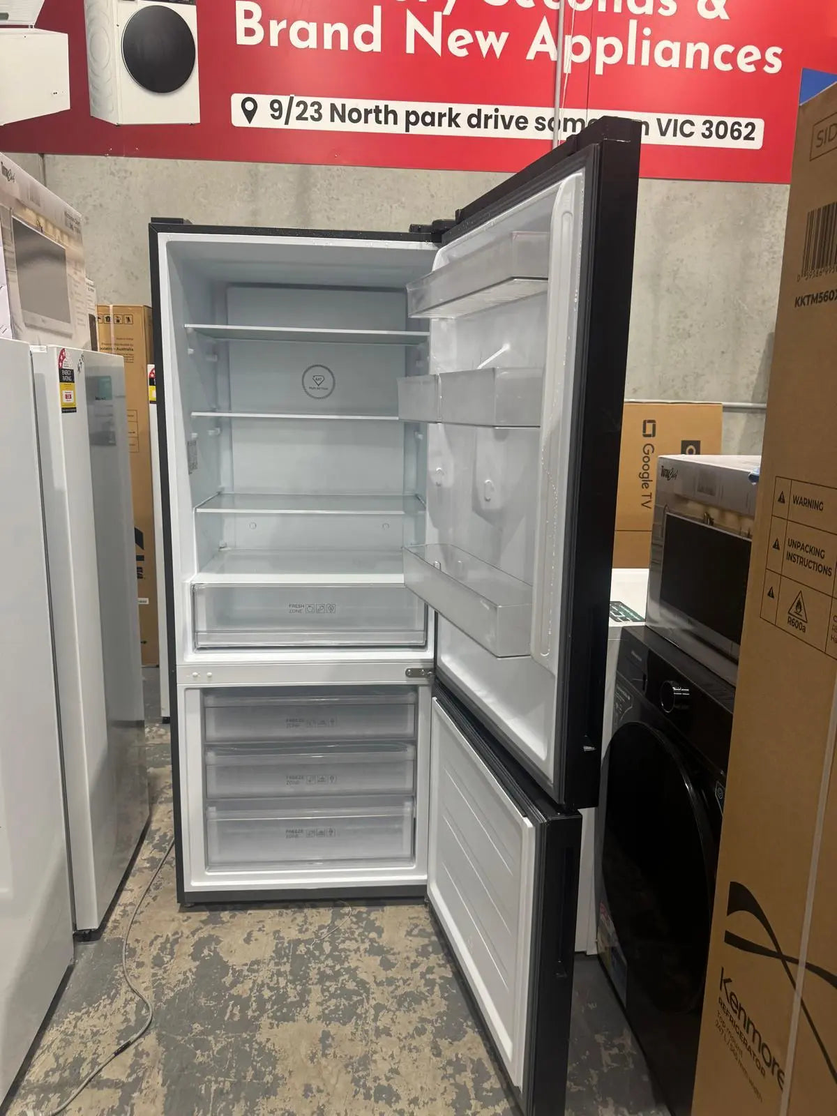 TCL 416L Bottom Mount Refrigerator – Factory Second | RESERVOIR
