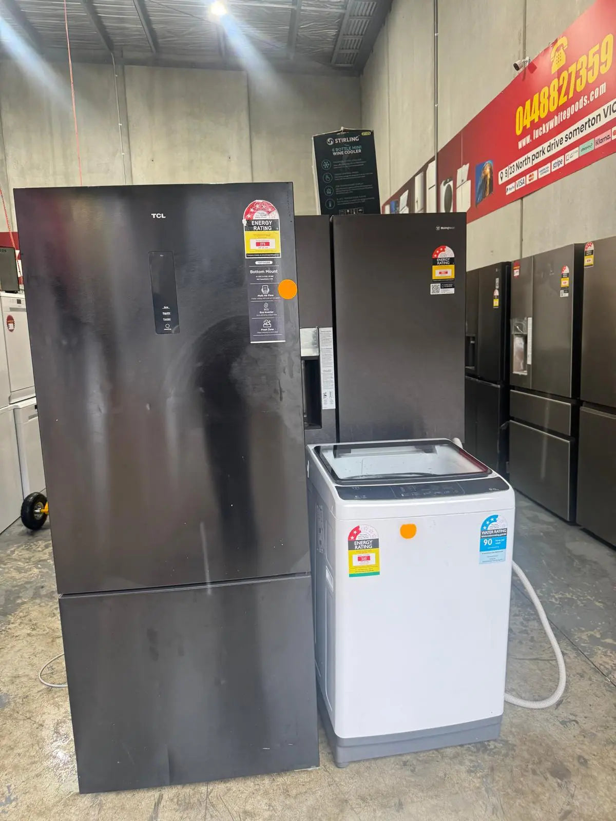 TCL 416L Fridge + 8kg Top Load Washer Combo – Factory Second & Refurbished | RESERVOIR